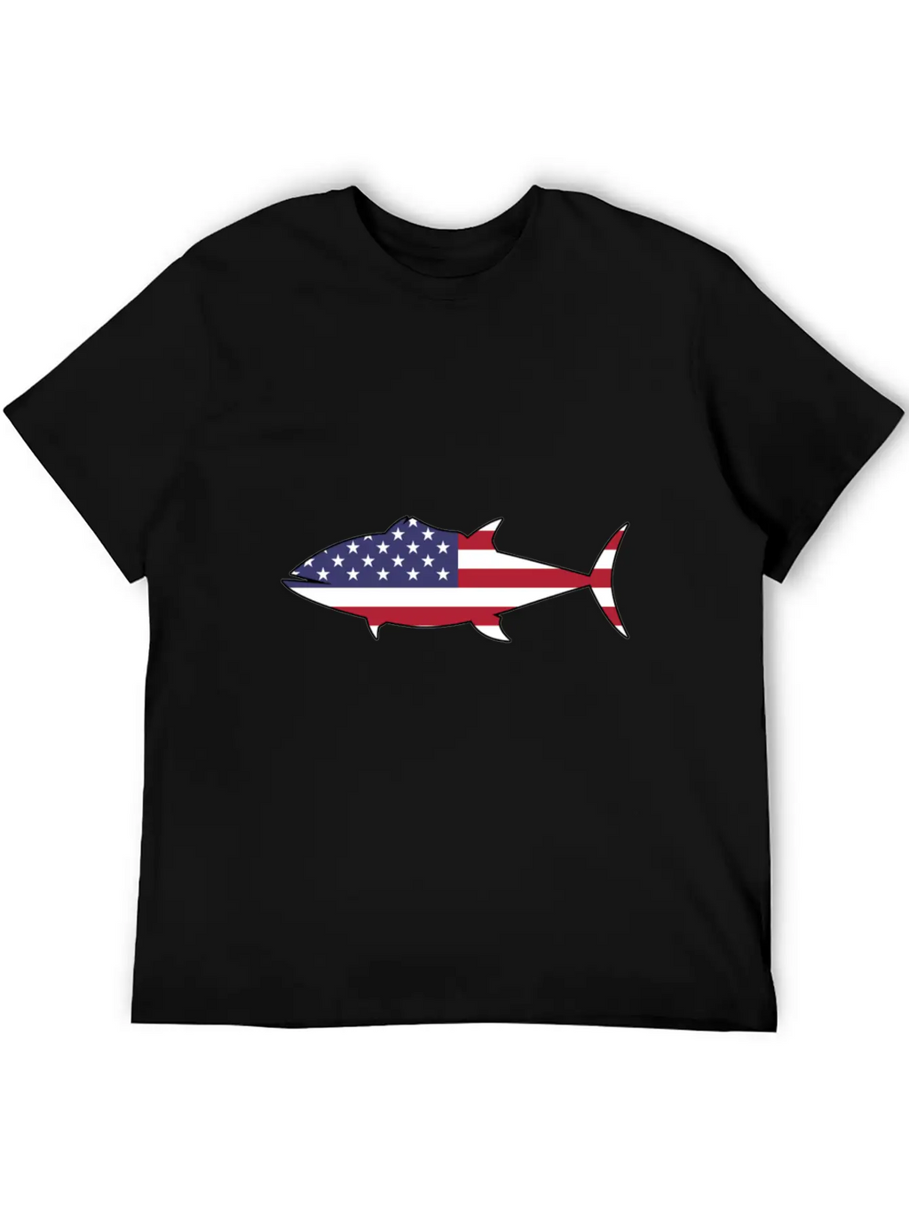 American Flag Tuna Happy 4th Of July Relaxed Everyday Tee – Lightweight And Durable Cotton