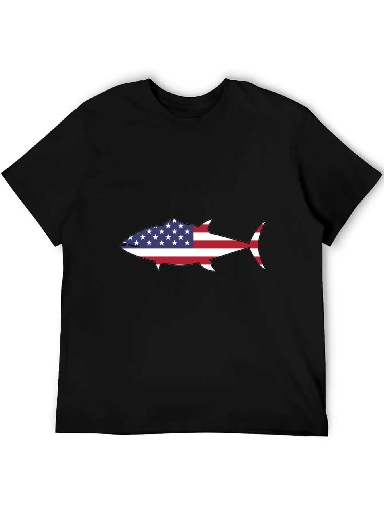 American Flag Tuna Happy 4th Of July Relaxed Everyday Tee – Lightweight And Durable Cotton