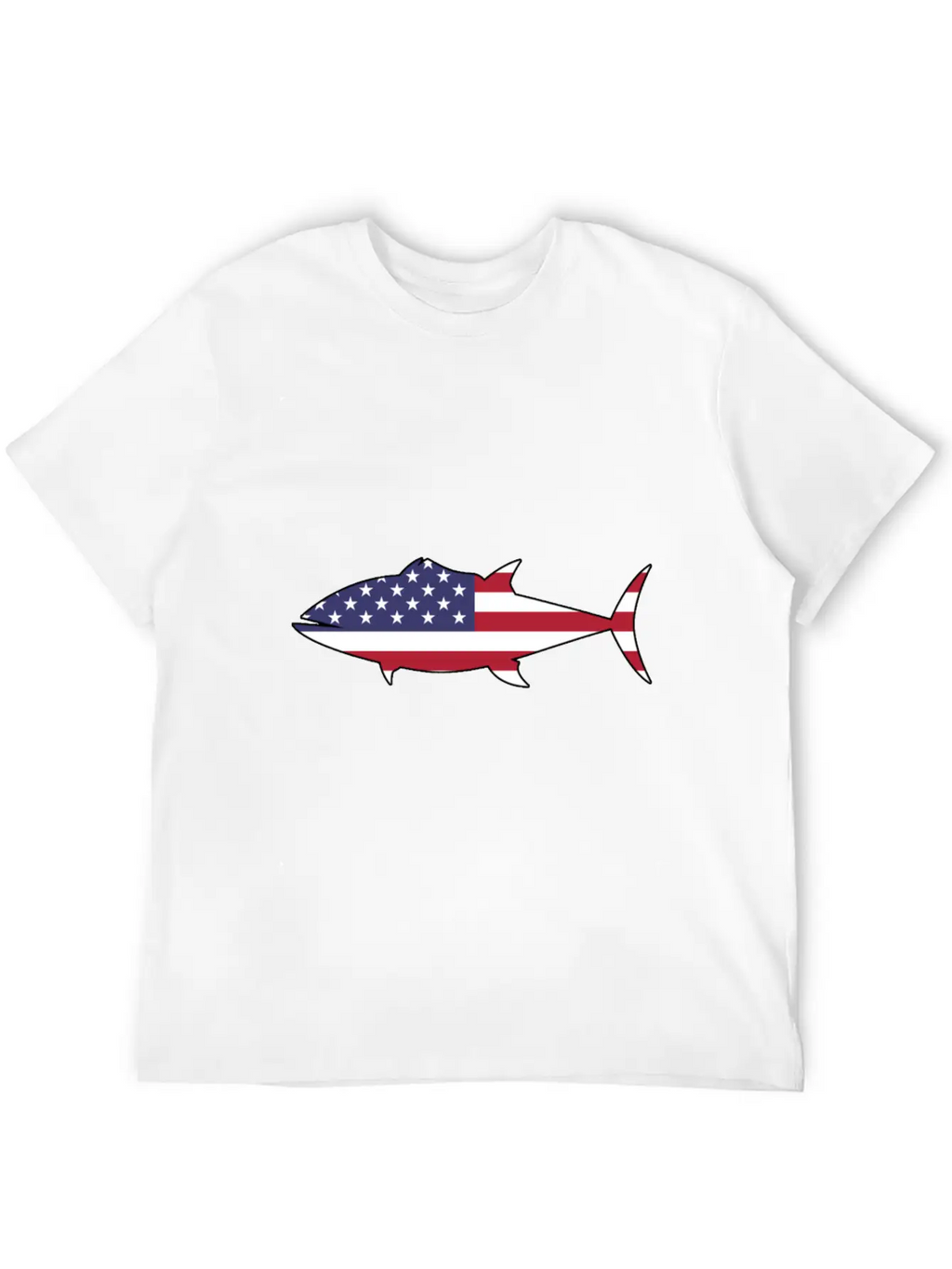 American Flag Tuna Happy 4th Of July Relaxed Everyday Tee – Lightweight And Durable Cotton