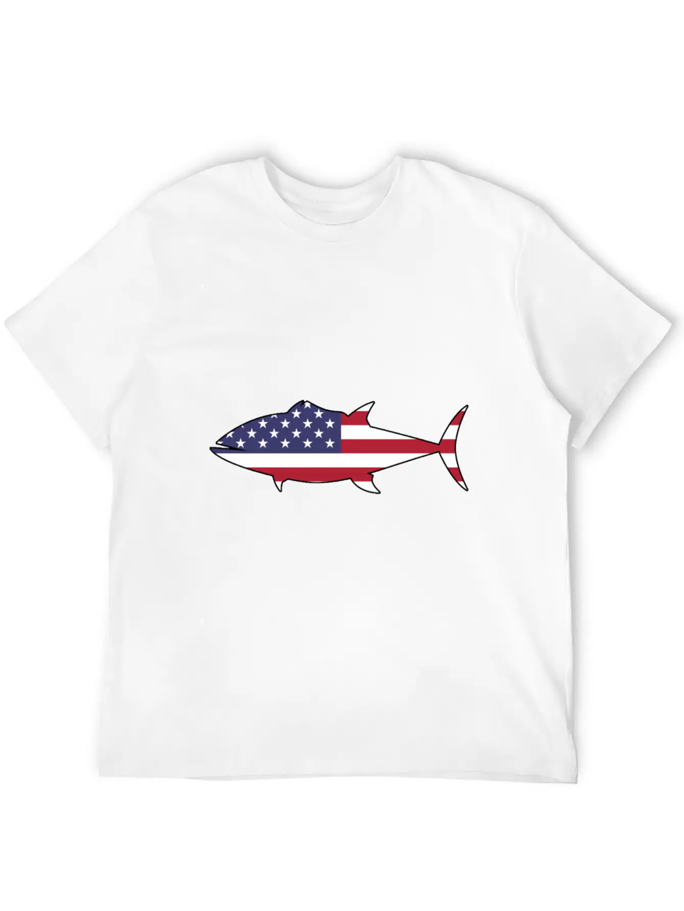 American Flag Tuna Happy 4th Of July Relaxed Everyday Tee – Lightweight And Durable Cotton