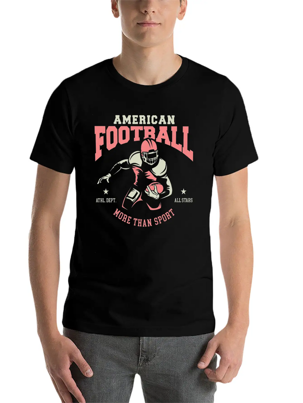 American Football All Stars Classic Cotton Tee – Unisex Comfort For Any Season