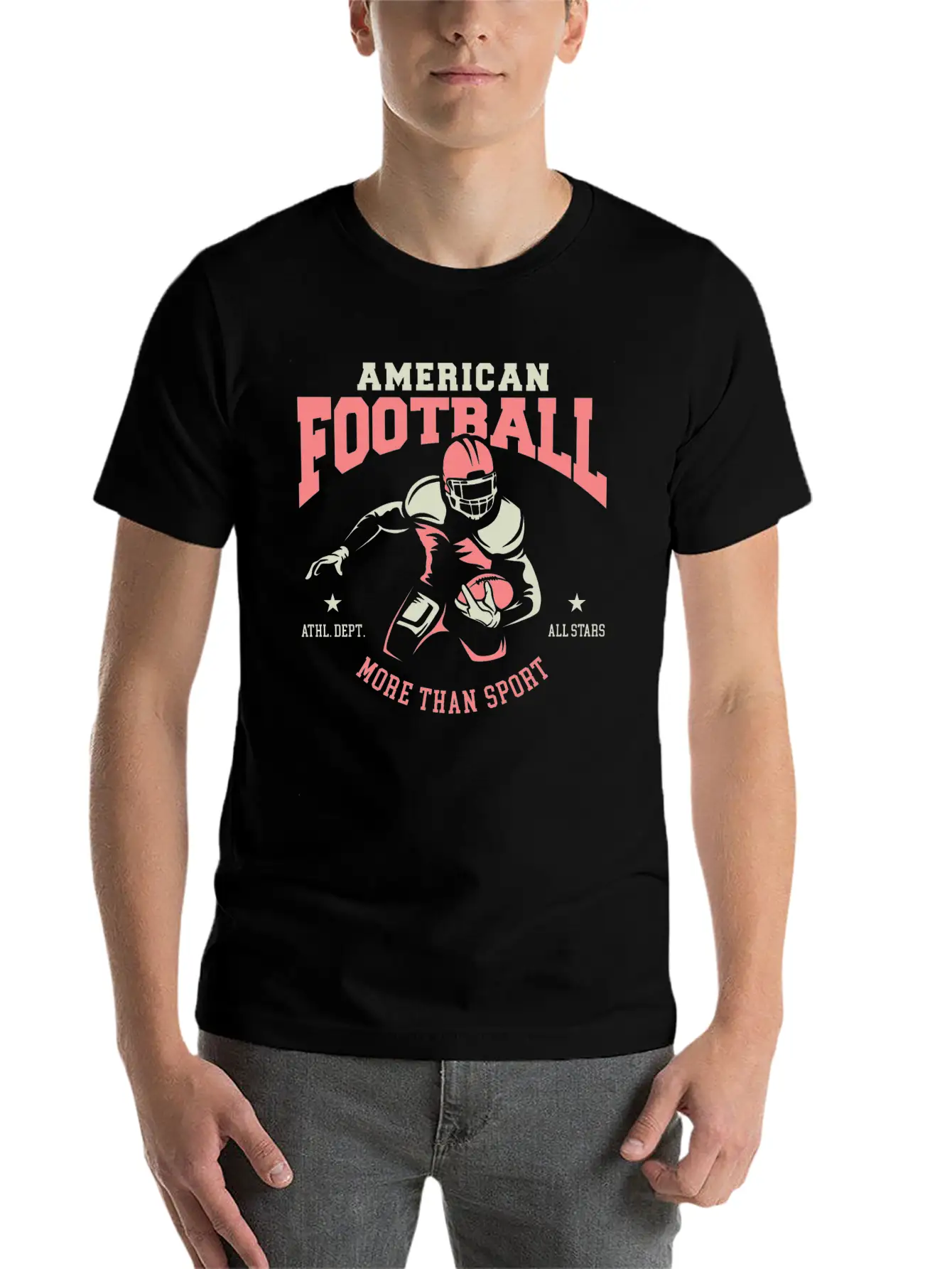 American Football All Stars Classic Cotton Tee – Unisex Comfort For Any Season