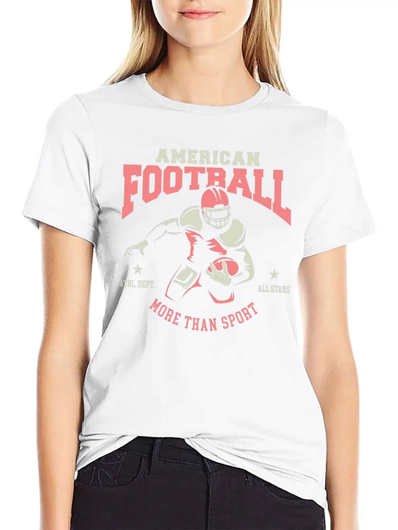 American Football All Stars Classic Cotton Tee – Unisex Comfort For Any Season