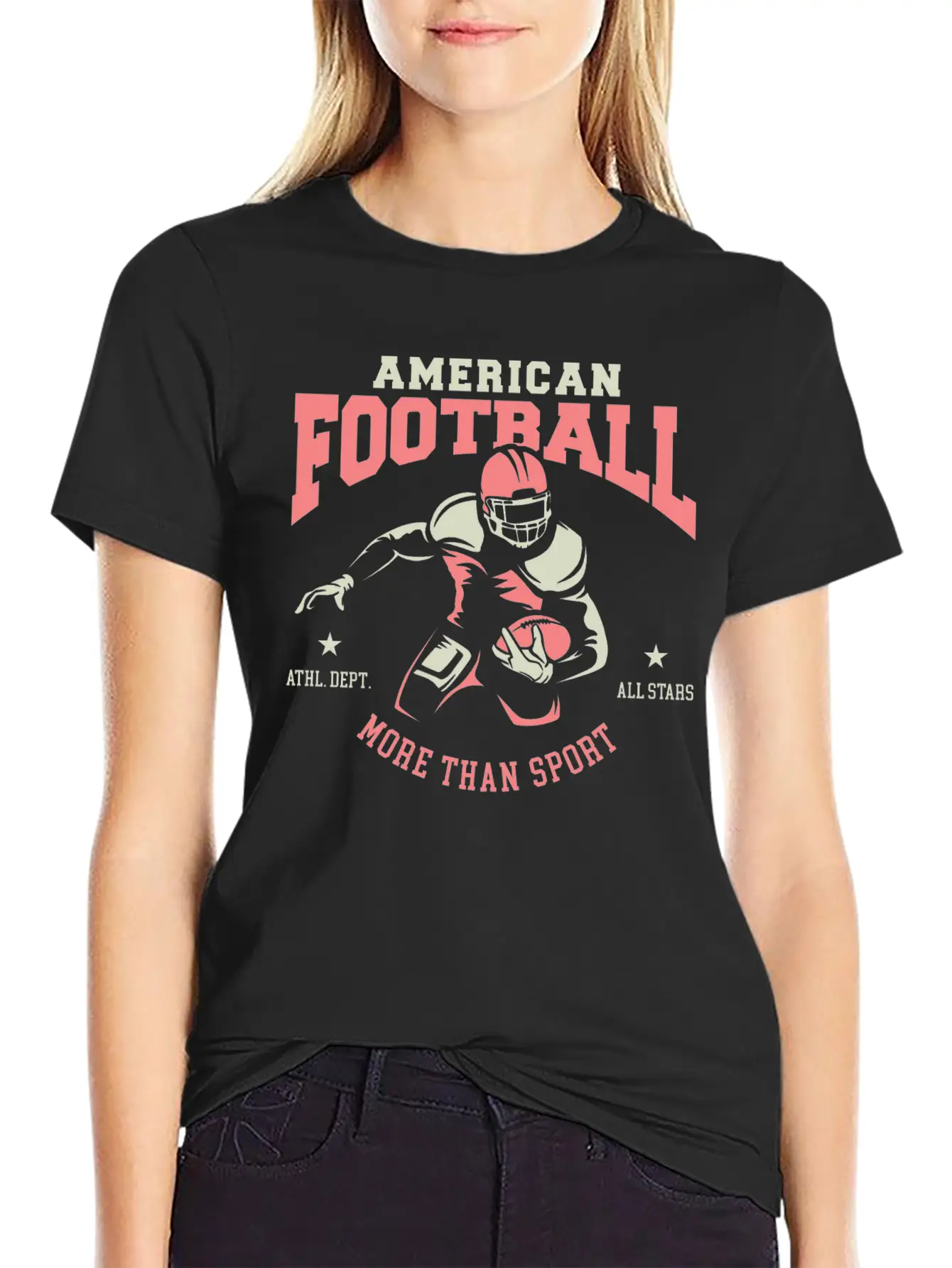 American Football All Stars Classic Cotton Tee – Unisex Comfort For Any Season