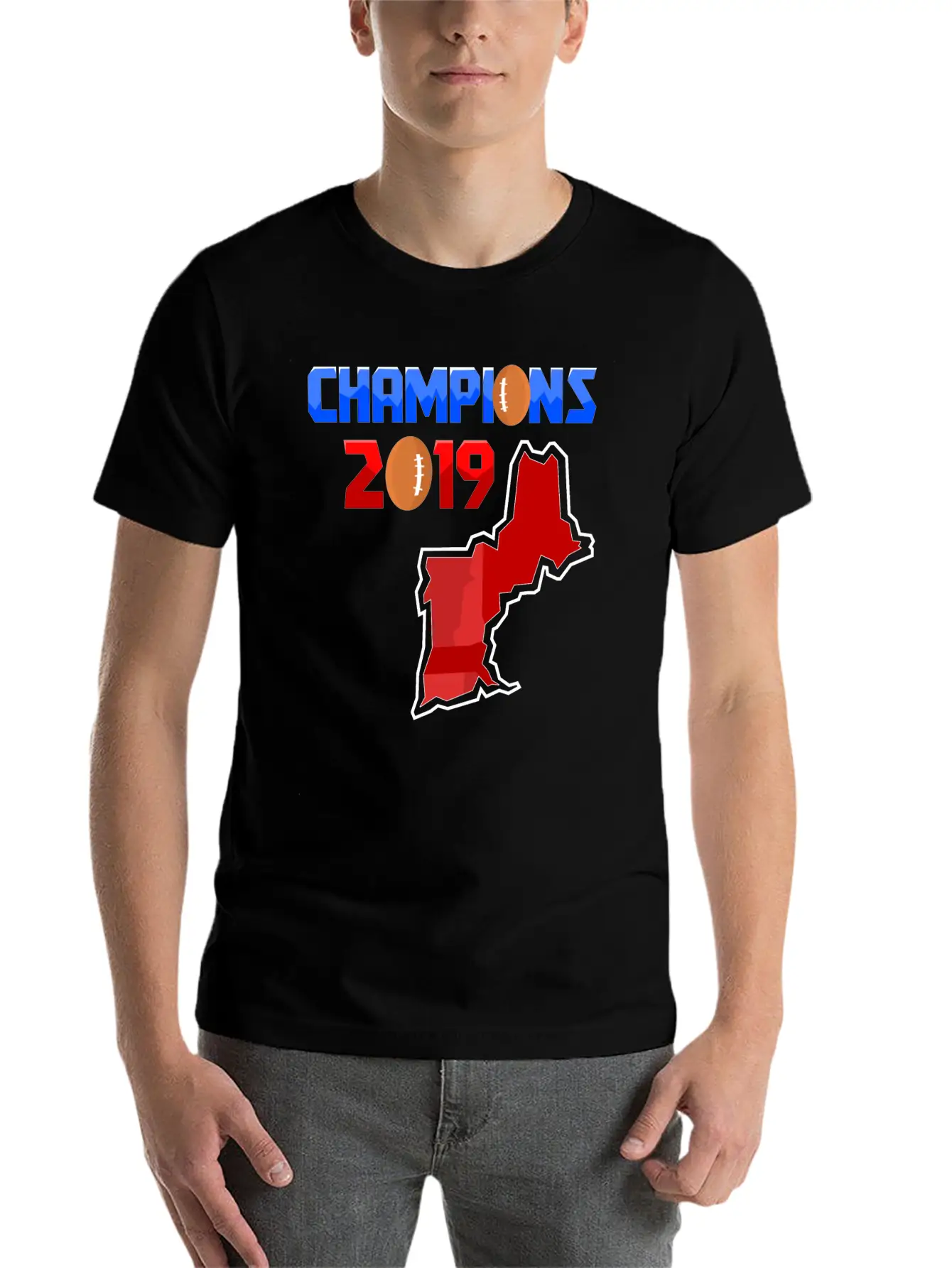 American Football Champions New England Team 2019 Timeless Short Sleeve Tee – Comfy And Minimalist Design