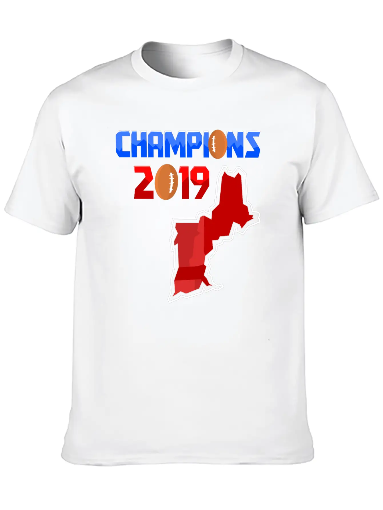 American Football Champions New England Team 2019 Timeless Short Sleeve Tee – Comfy And Minimalist Design