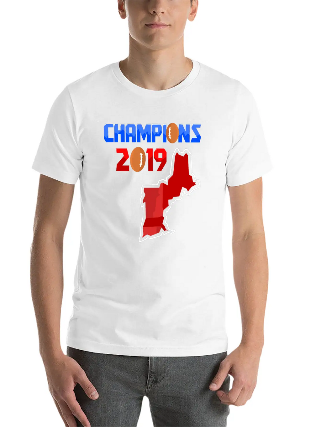 American Football Champions New England Team 2019 Timeless Short Sleeve Tee – Comfy And Minimalist Design