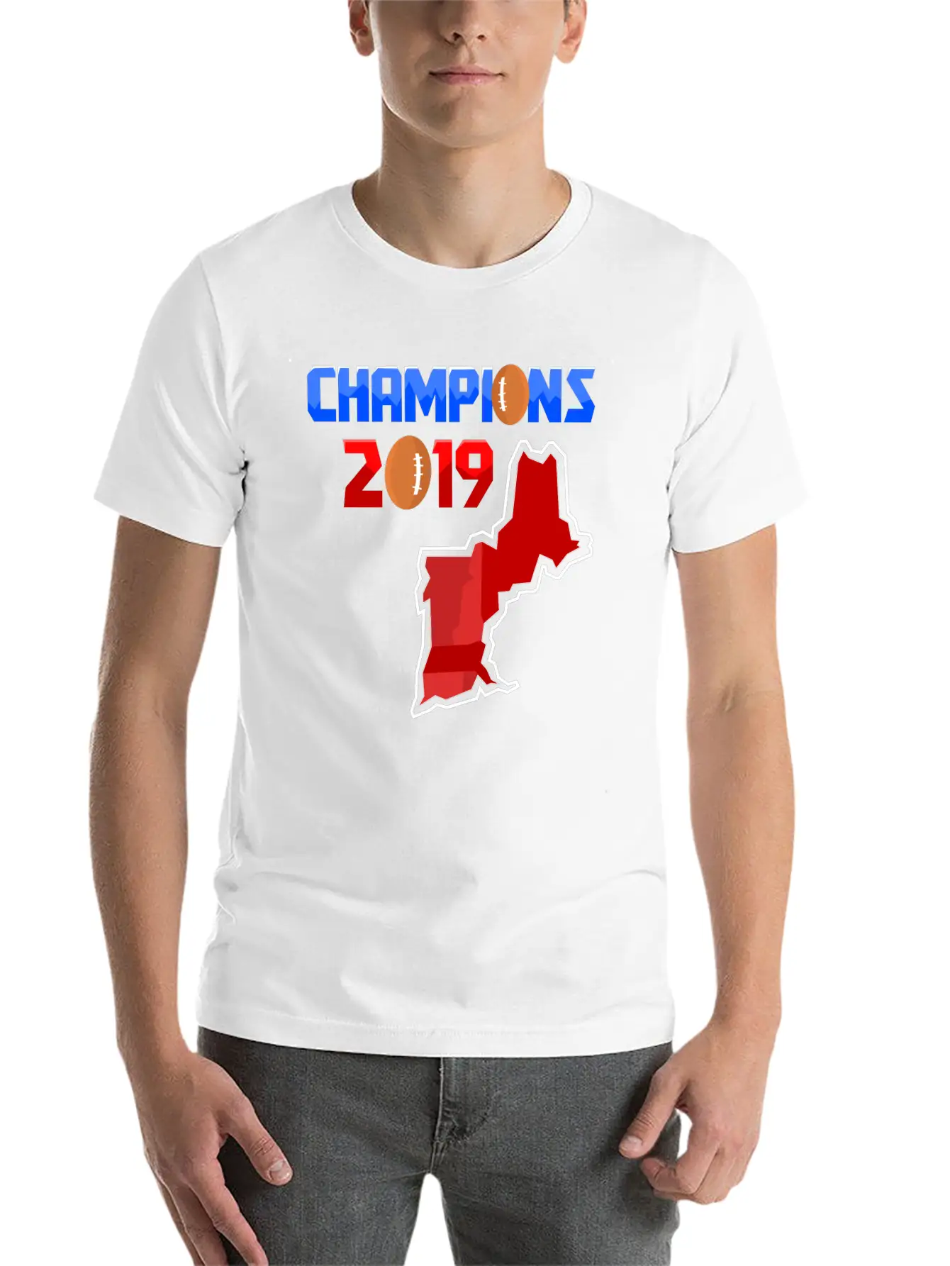 American Football Champions New England Team 2019 Timeless Short Sleeve Tee – Comfy And Minimalist Design
