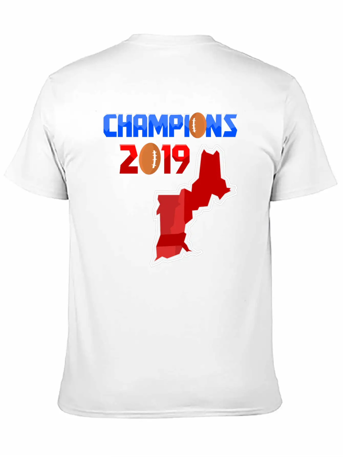 American Football Champions New England Team 2019 Timeless Short Sleeve Tee – Comfy And Minimalist Design