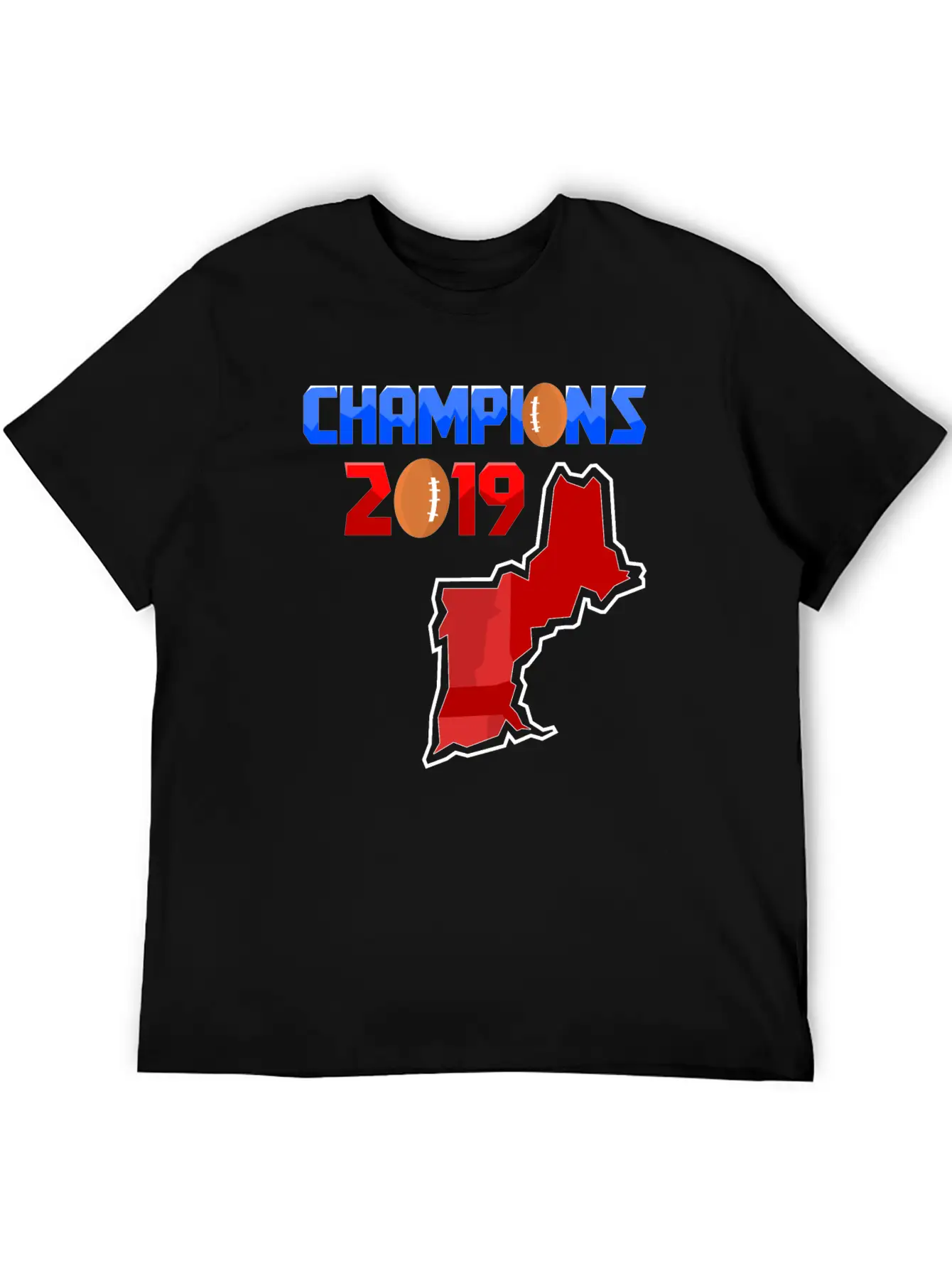 American Football Champions New England Team 2019 Timeless Short Sleeve Tee – Comfy And Minimalist Design