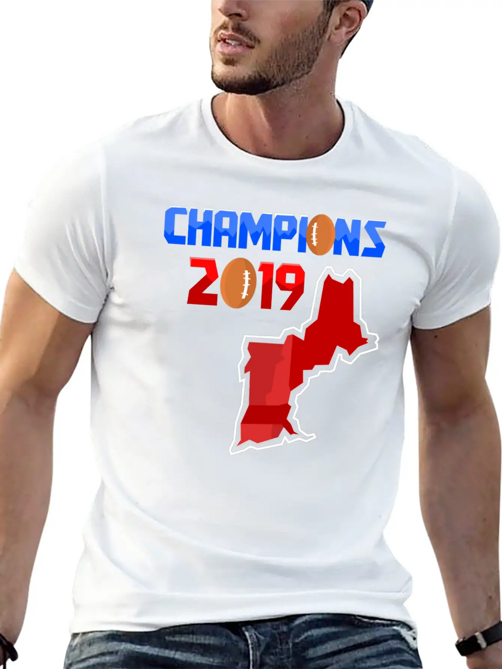 American Football Champions New England Team 2019 Timeless Short Sleeve Tee – Comfy And Minimalist Design