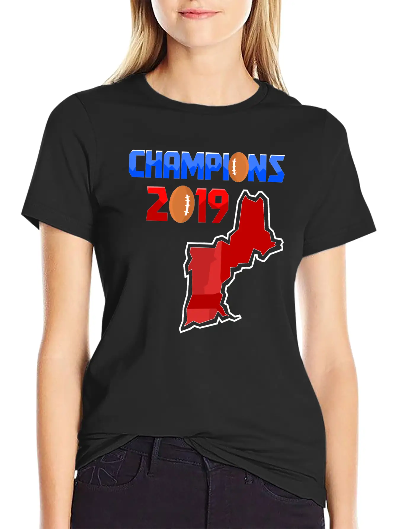 American Football Champions New England Team 2019 Timeless Short Sleeve Tee – Comfy And Minimalist Design