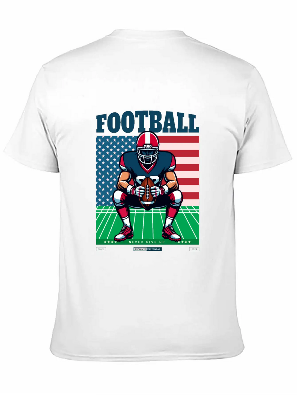 American Football T-Shirt Essential Cotton Tee For Daily Outfits – Unisex Style