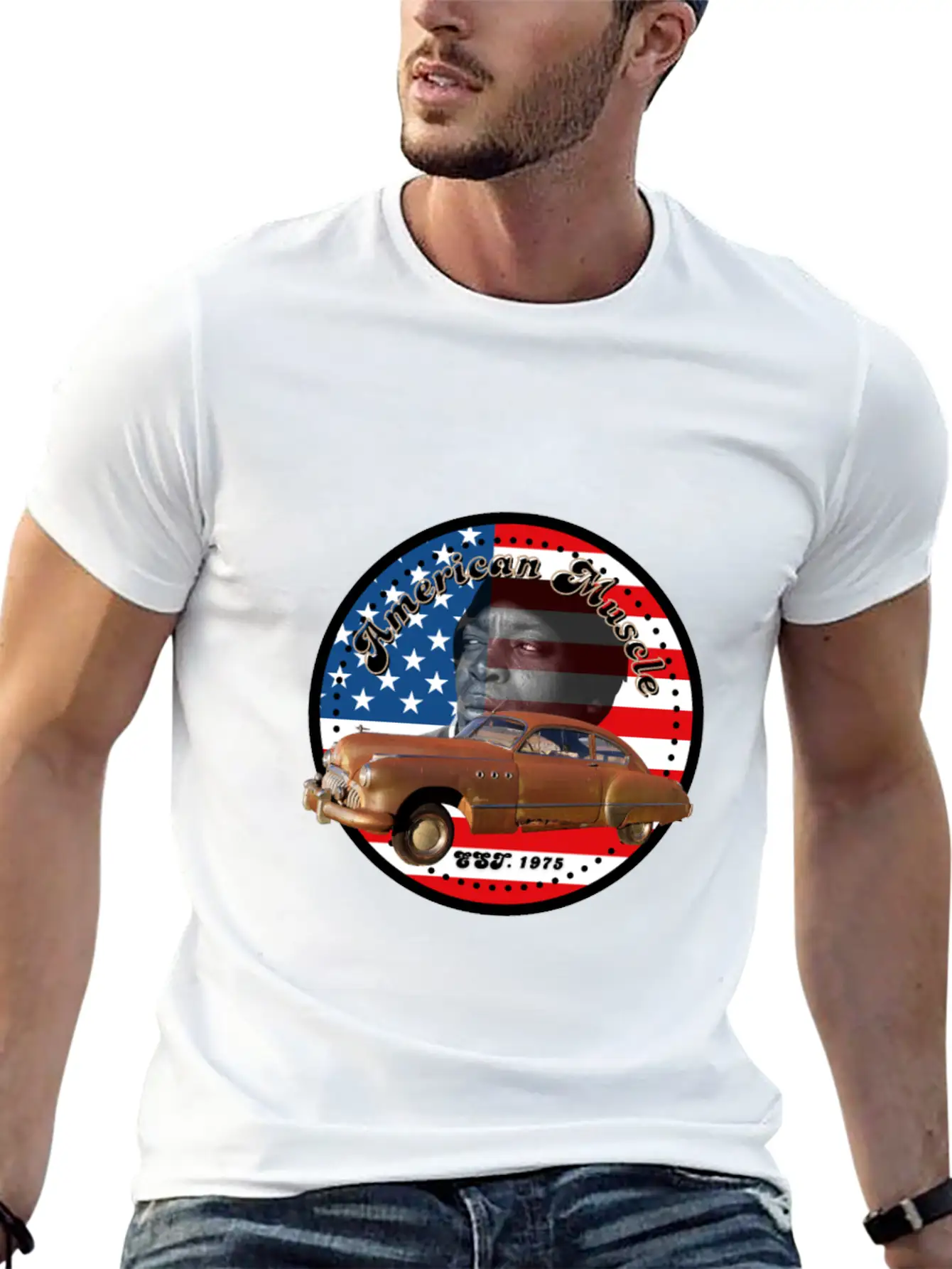 American Muscle Stylish Everyday T-Shirt – Unisex Basic Cotton Tee