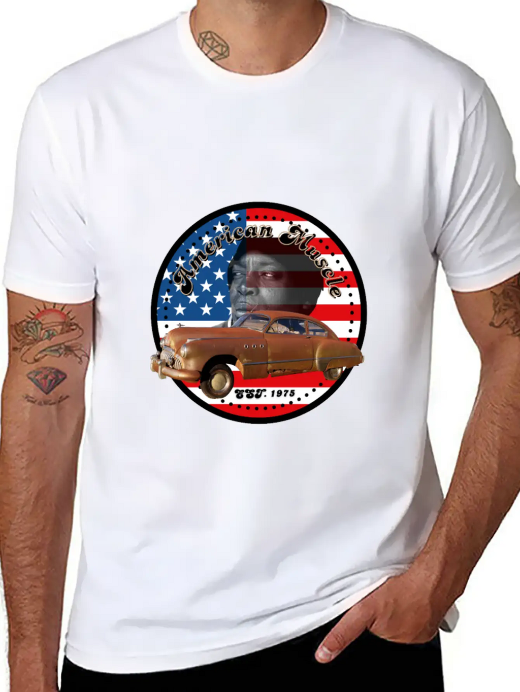 American Muscle Stylish Everyday T-Shirt – Unisex Basic Cotton Tee