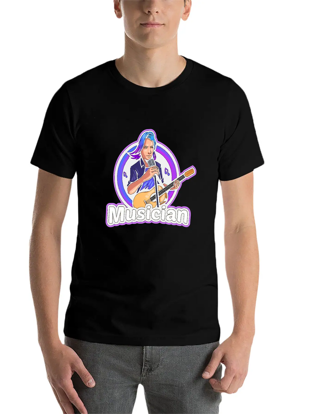 American Musician And Singer Idol Classic Cotton Tee – Unisex Comfort For Any Season
