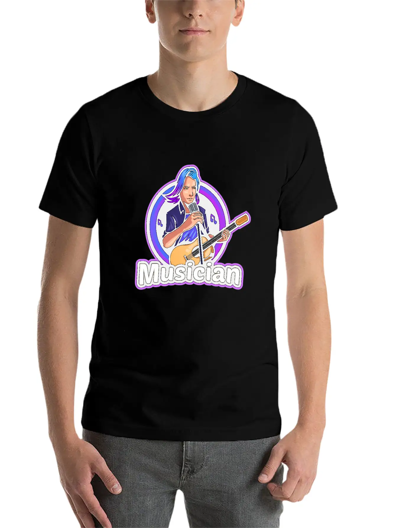 American Musician And Singer Idol Classic Cotton Tee – Unisex Comfort For Any Season
