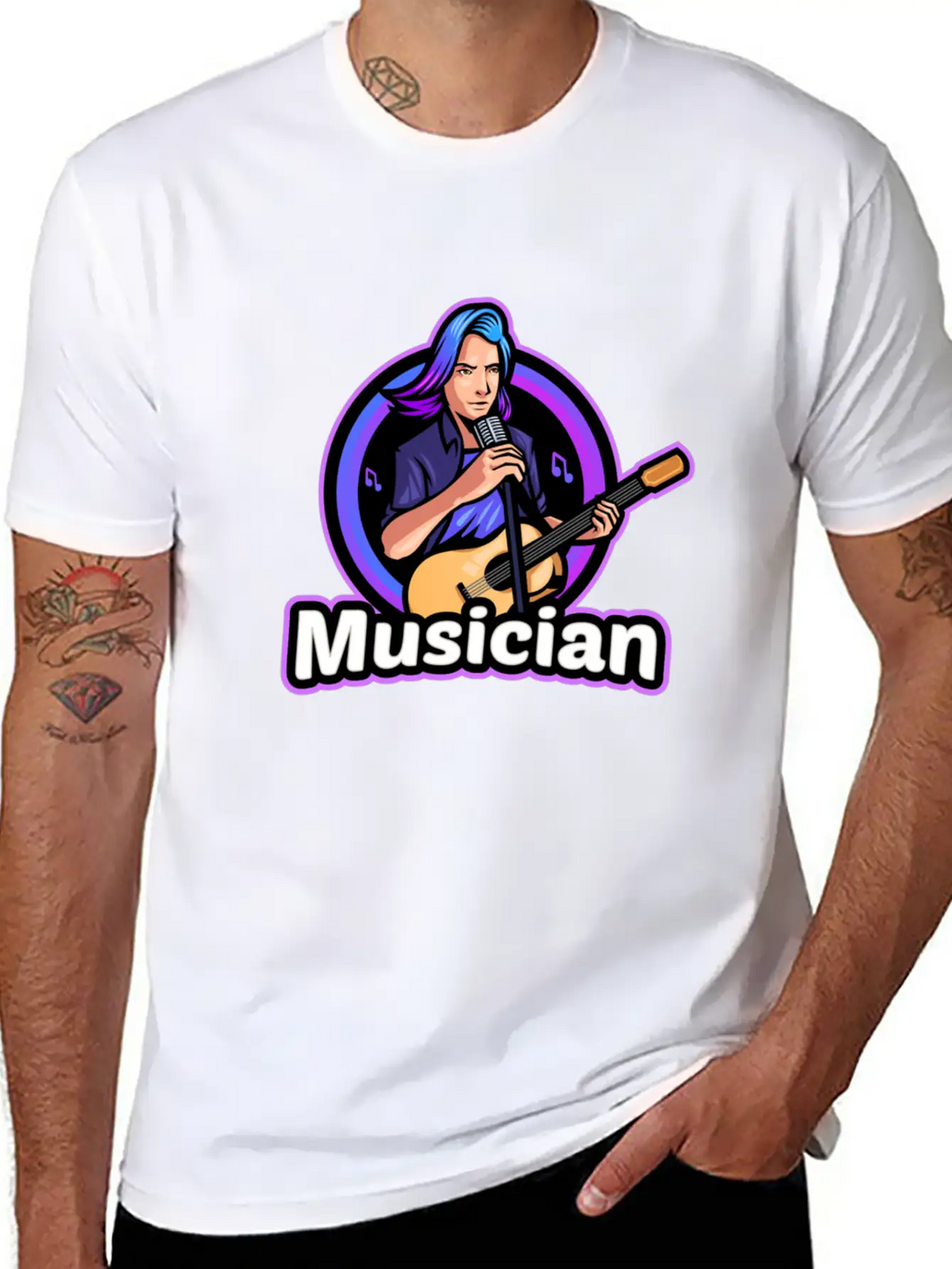 American Musician And Singer Idol Classic Cotton Tee – Unisex Comfort For Any Season