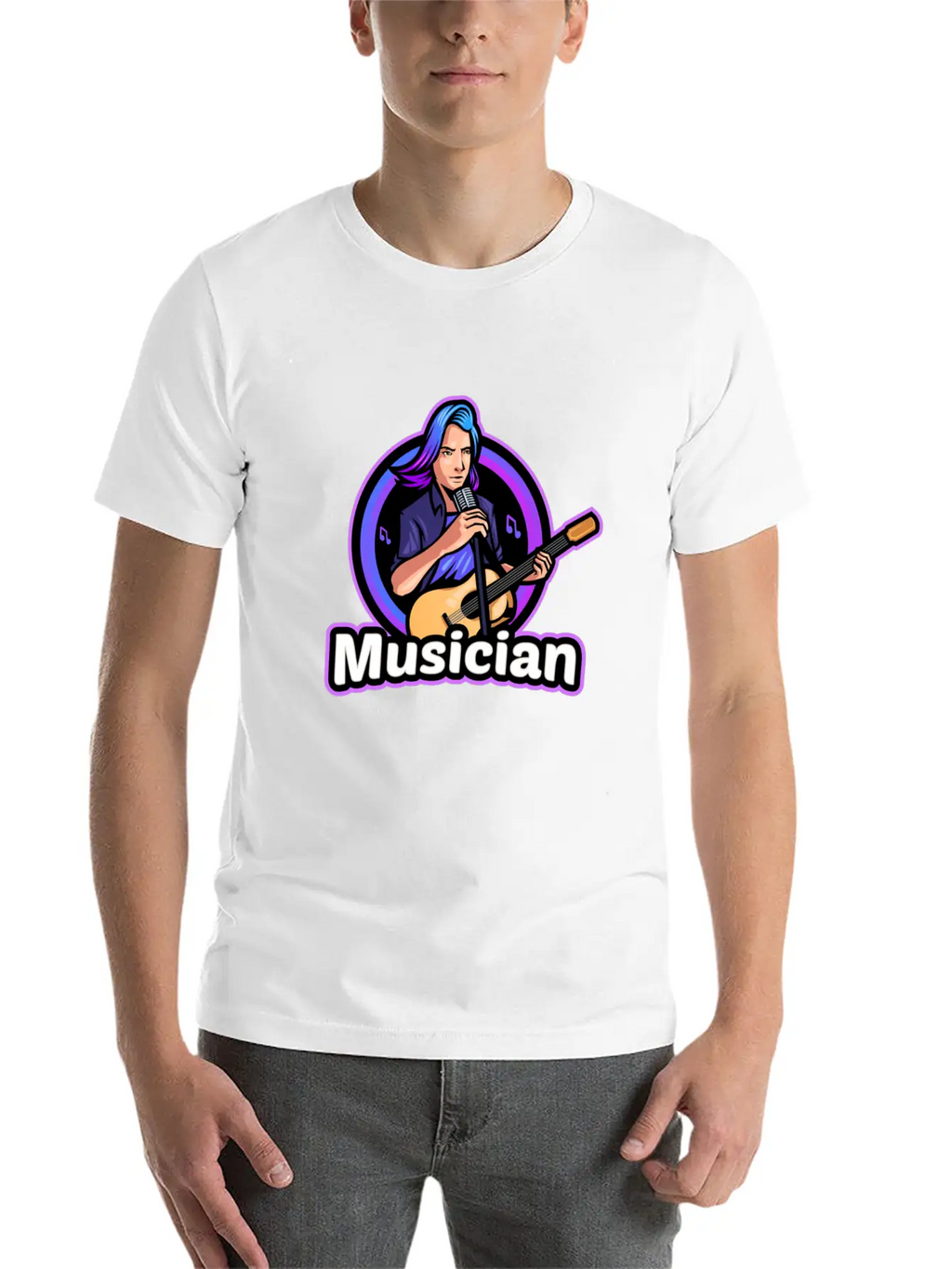 American Musician And Singer Idol Classic Cotton Tee – Unisex Comfort For Any Season