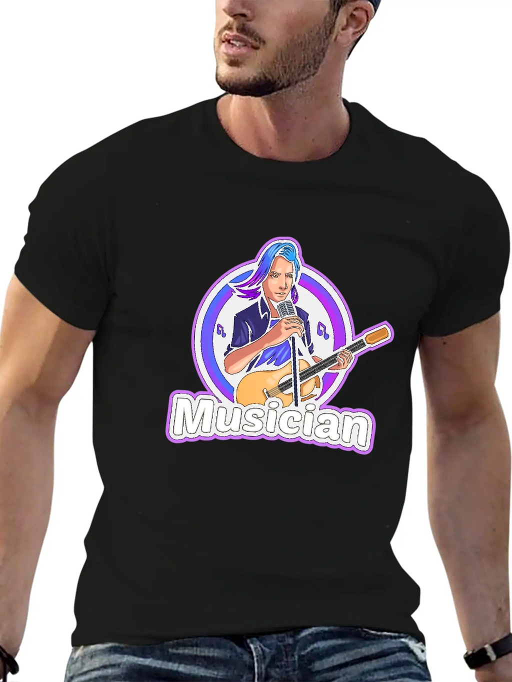 American Musician And Singer Idol Classic Cotton Tee – Unisex Comfort For Any Season