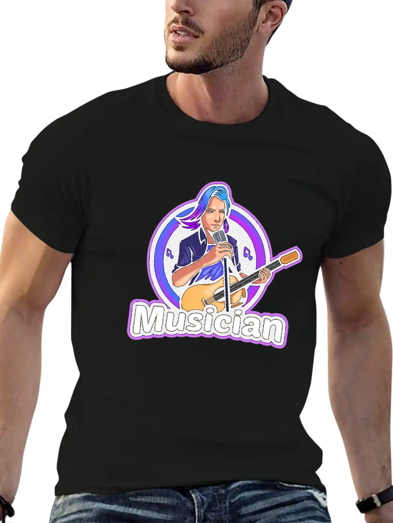 American Musician And Singer Idol Classic Cotton Tee – Unisex Comfort For Any Season