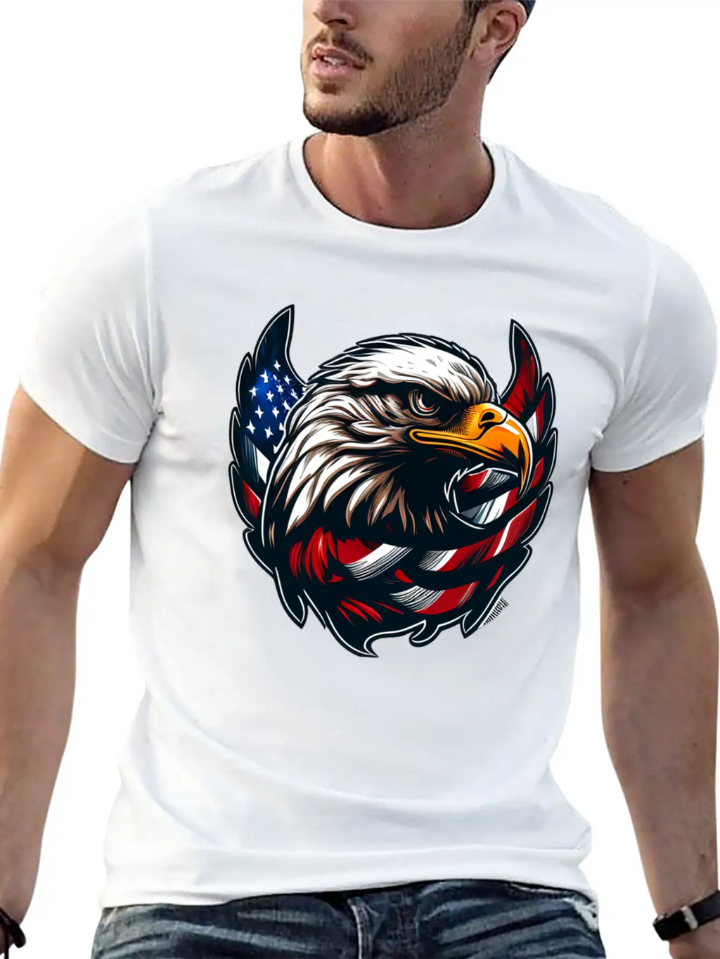 American Pride Essential Cotton Tee For Daily Outfits – Unisex Style