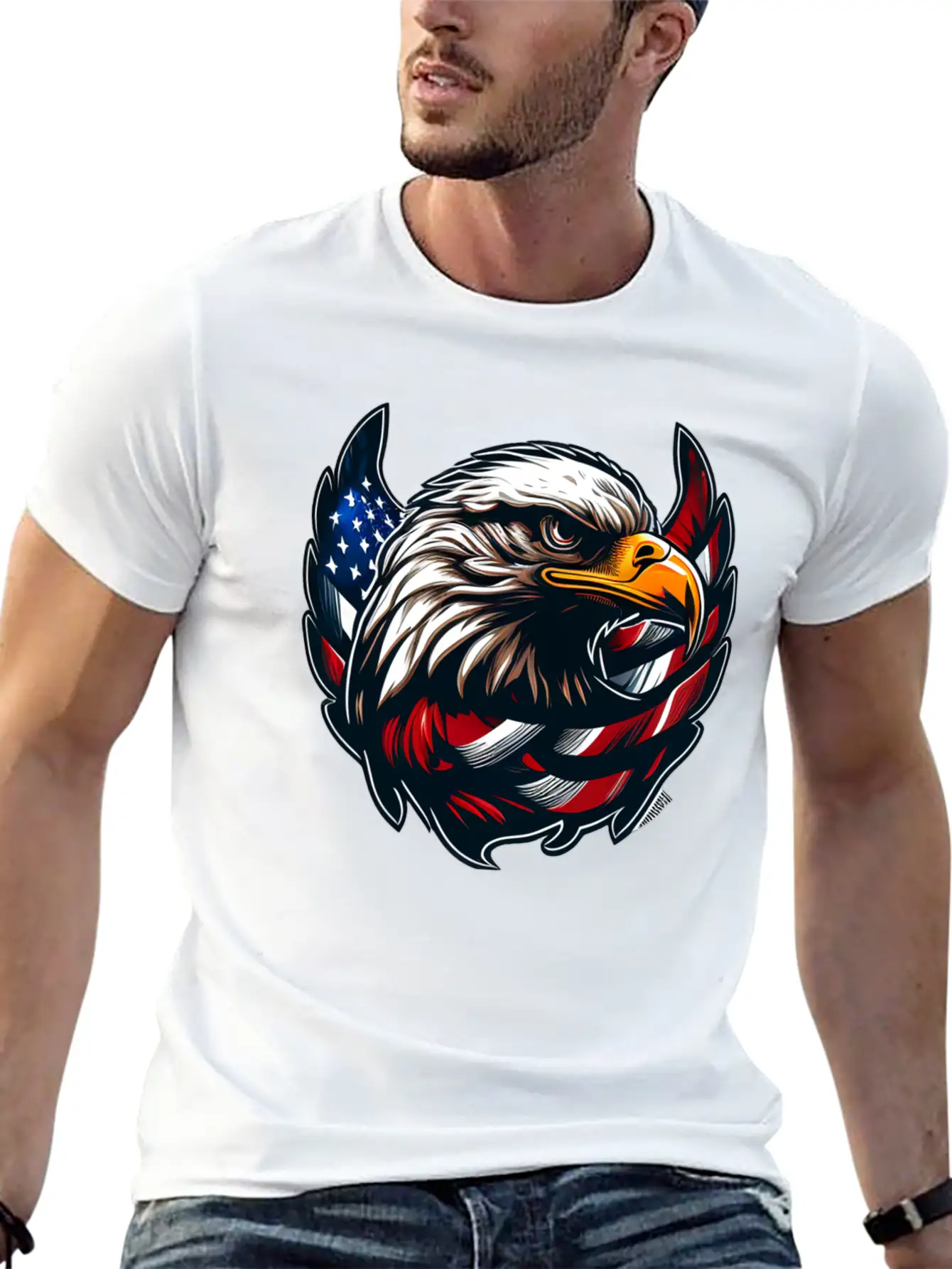 American Pride Essential Cotton Tee For Daily Outfits – Unisex Style