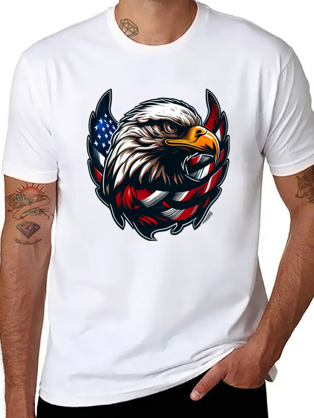 American Pride Essential Cotton Tee For Daily Outfits – Unisex Style