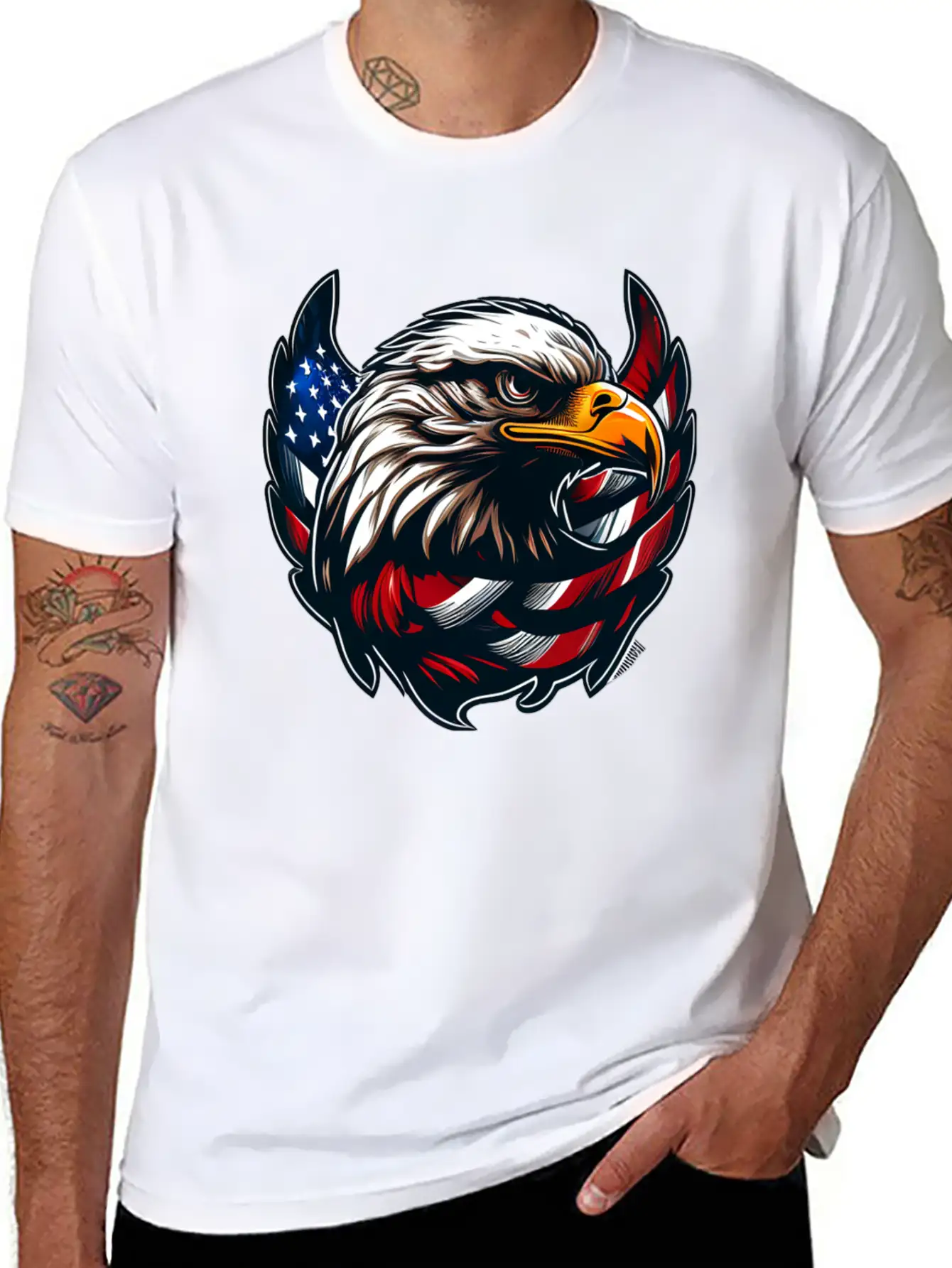 American Pride Essential Cotton Tee For Daily Outfits – Unisex Style