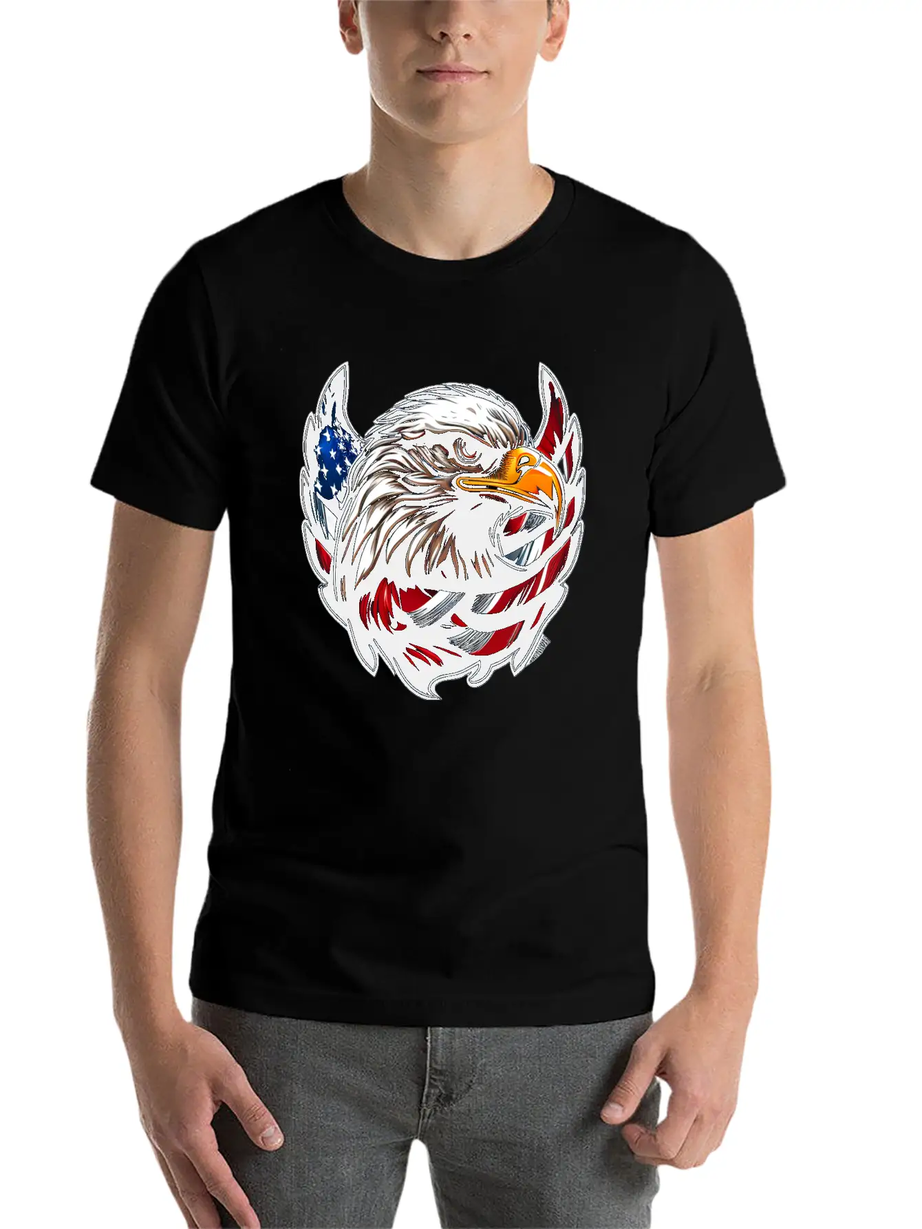 American Pride Essential Cotton Tee For Daily Outfits – Unisex Style