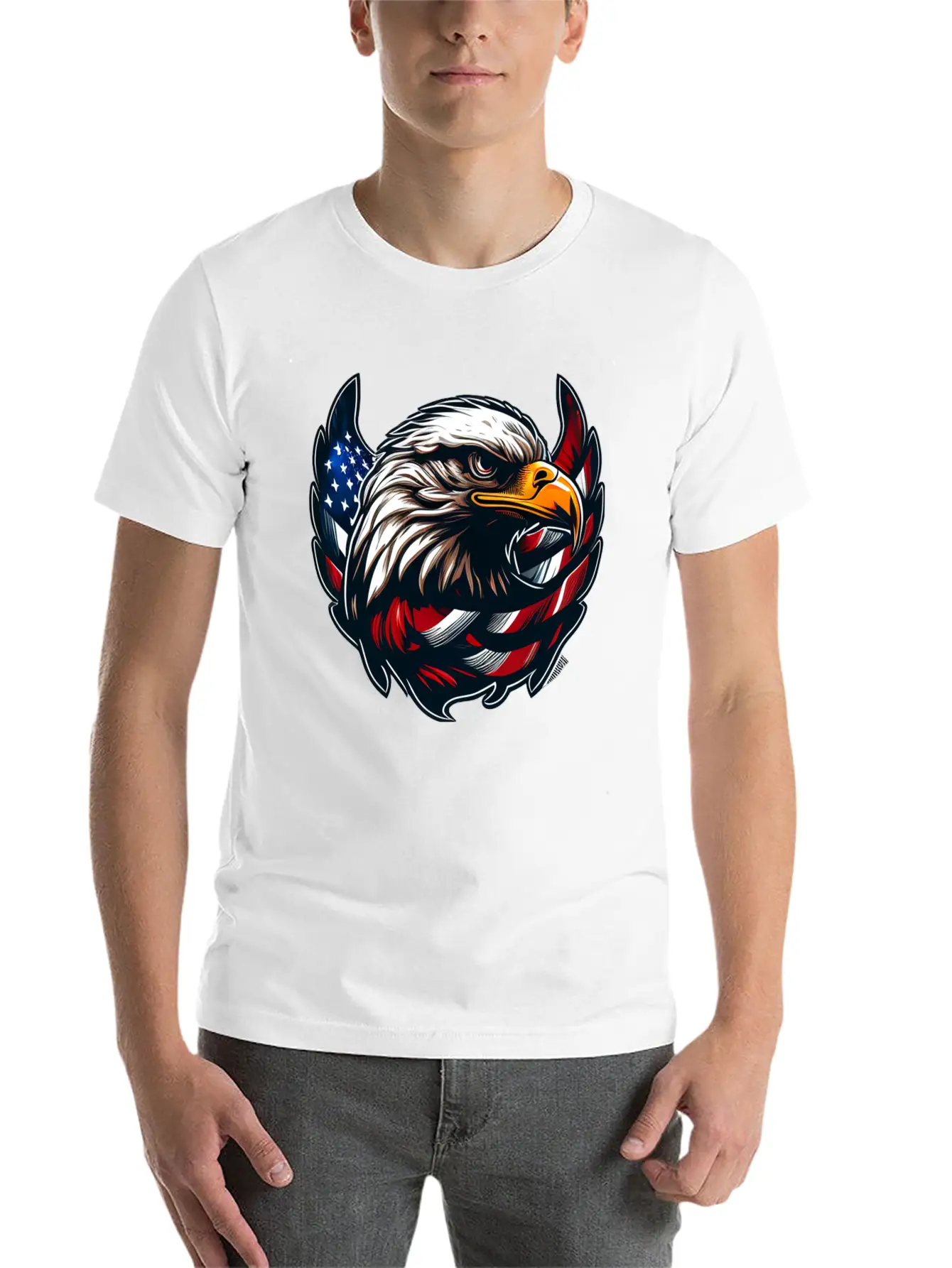 American Pride Essential Cotton Tee For Daily Outfits – Unisex Style