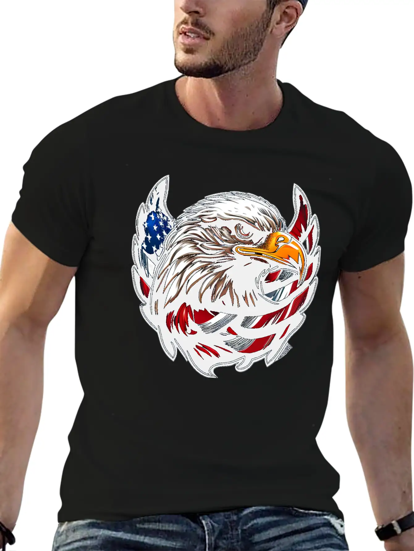 American Pride Essential Cotton Tee For Daily Outfits – Unisex Style
