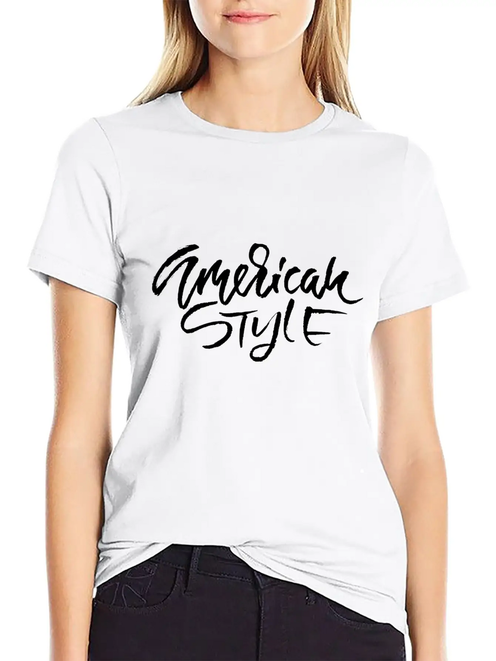 American Style Breathable Soft Cotton T-Shirt – Timeless Casual Look