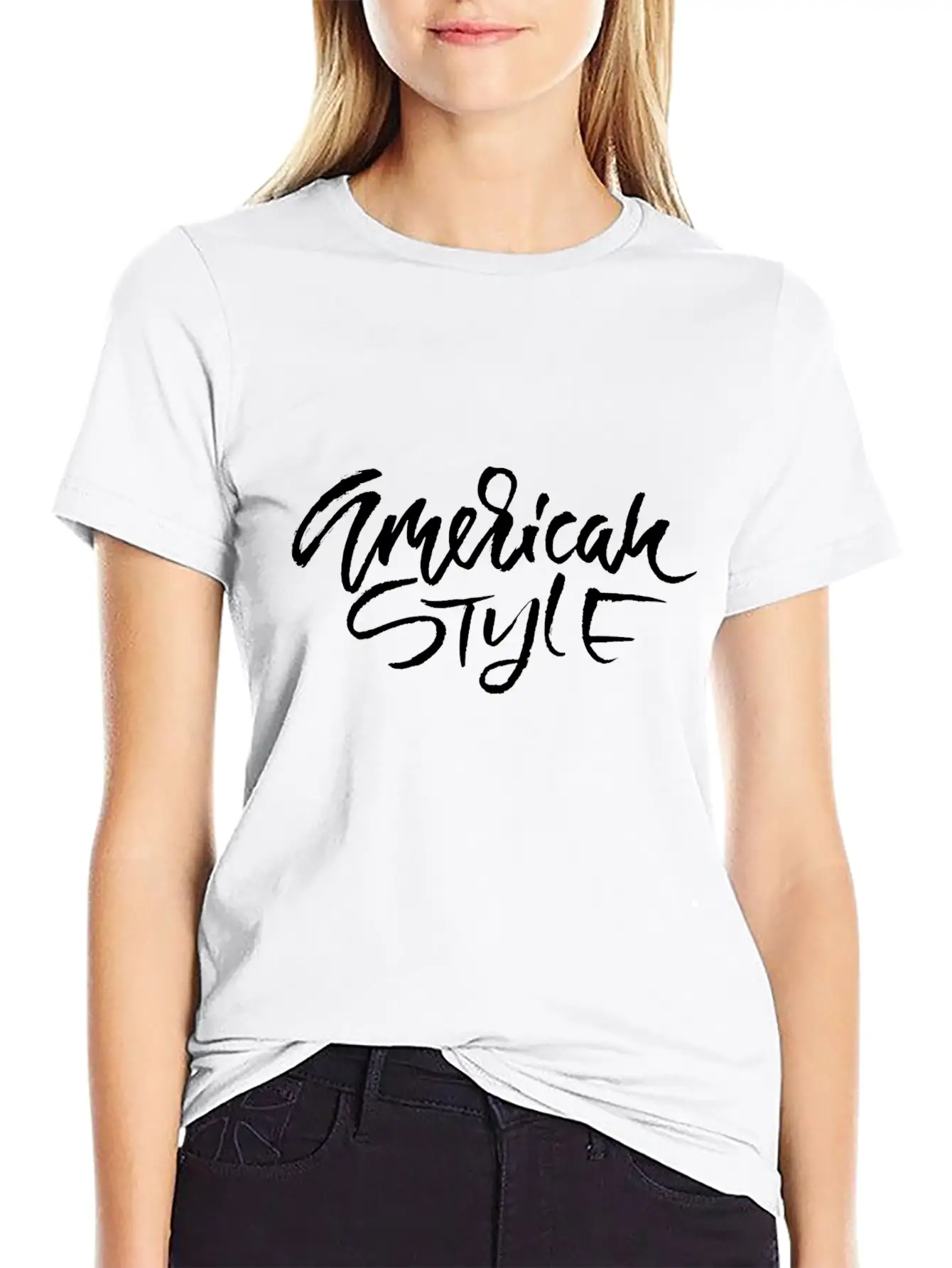 American Style Breathable Soft Cotton T-Shirt – Timeless Casual Look