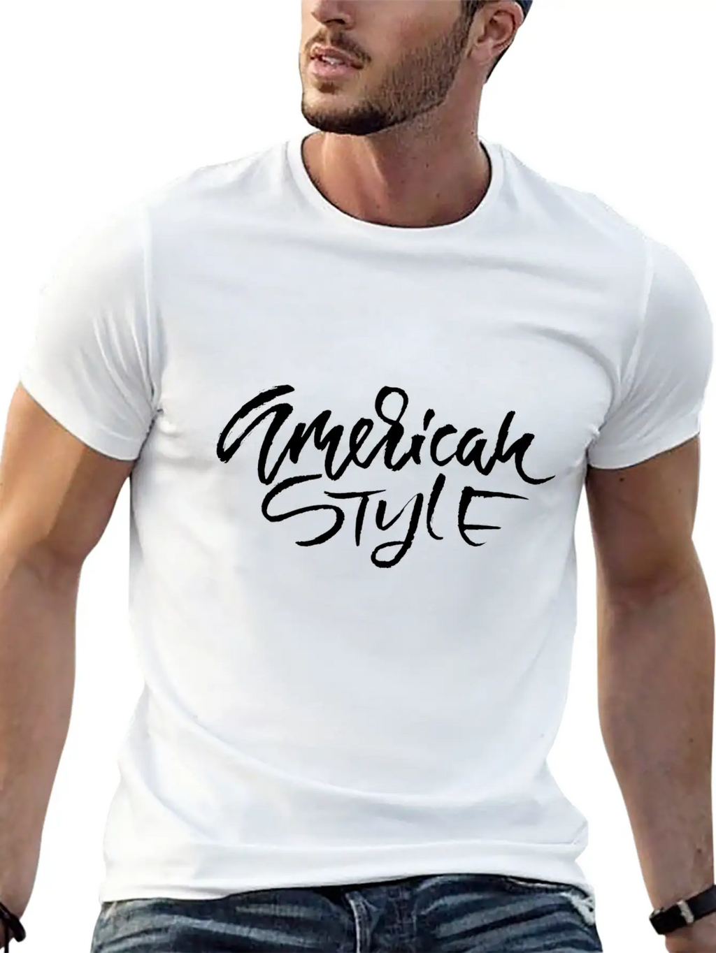 American Style Breathable Soft Cotton T-Shirt – Timeless Casual Look