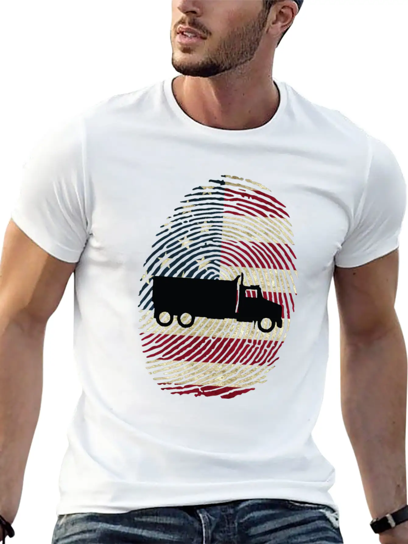 American Truck Owner IN MY DNA Classic Cotton Tee – Unisex Comfort For Any Season