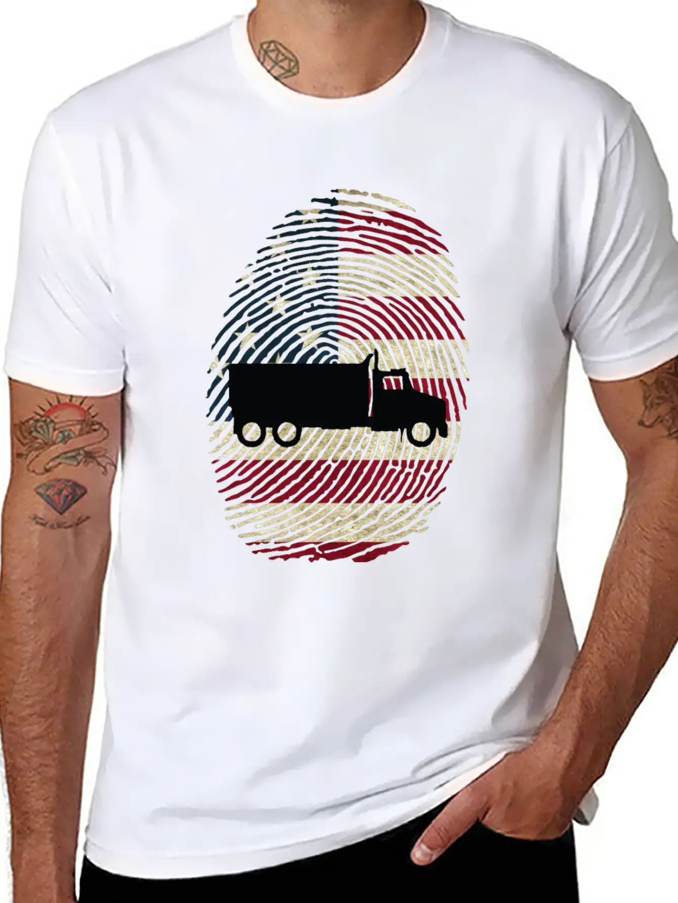 American Truck Owner IN MY DNA Classic Cotton Tee – Unisex Comfort For Any Season
