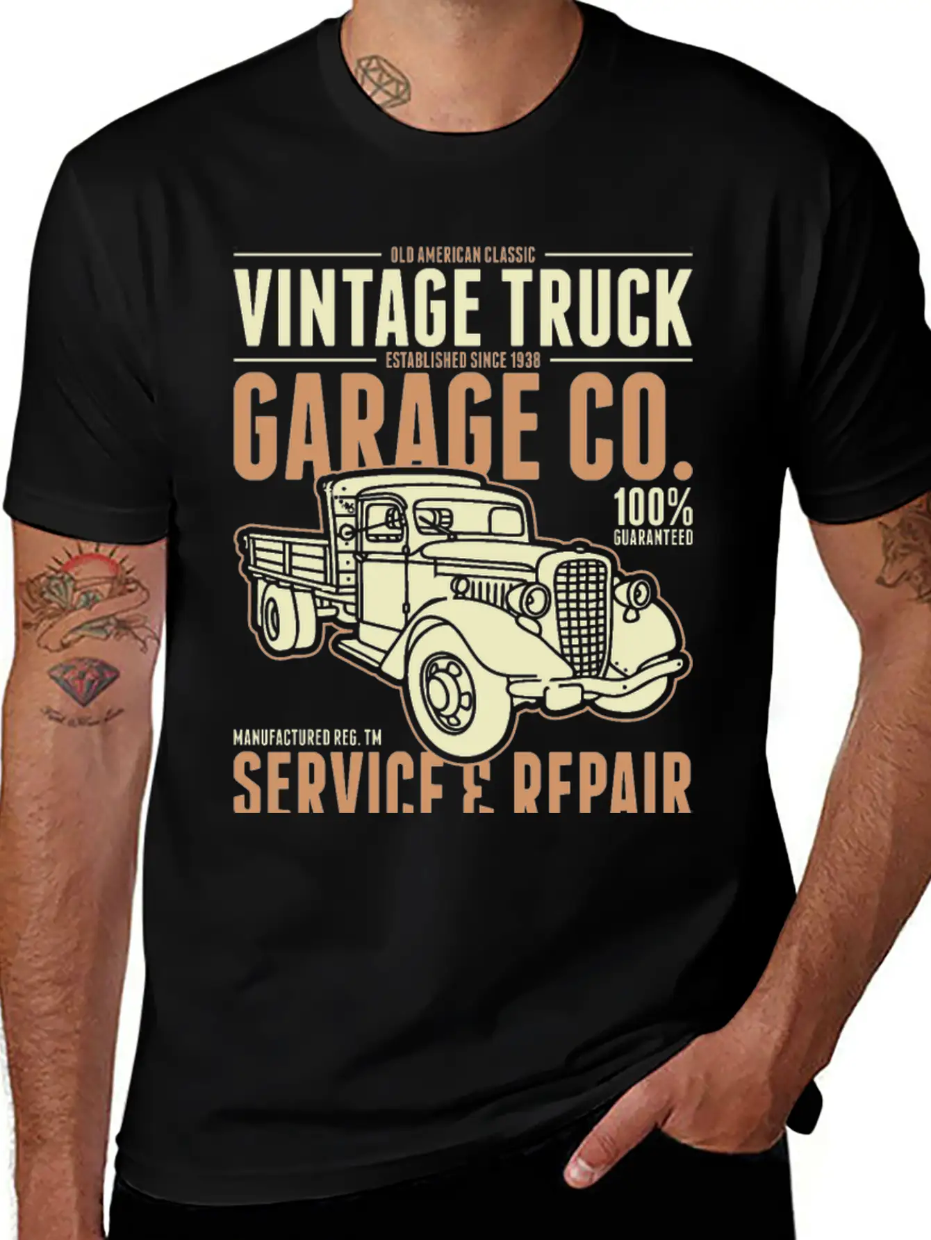 American Vintage Truck Timeless Short Sleeve Tee – Comfy And Minimalist Design