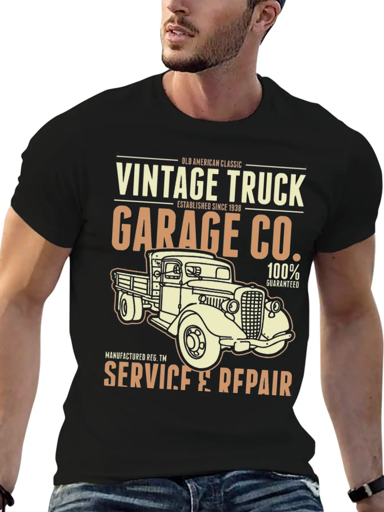 American Vintage Truck Timeless Short Sleeve Tee – Comfy And Minimalist Design