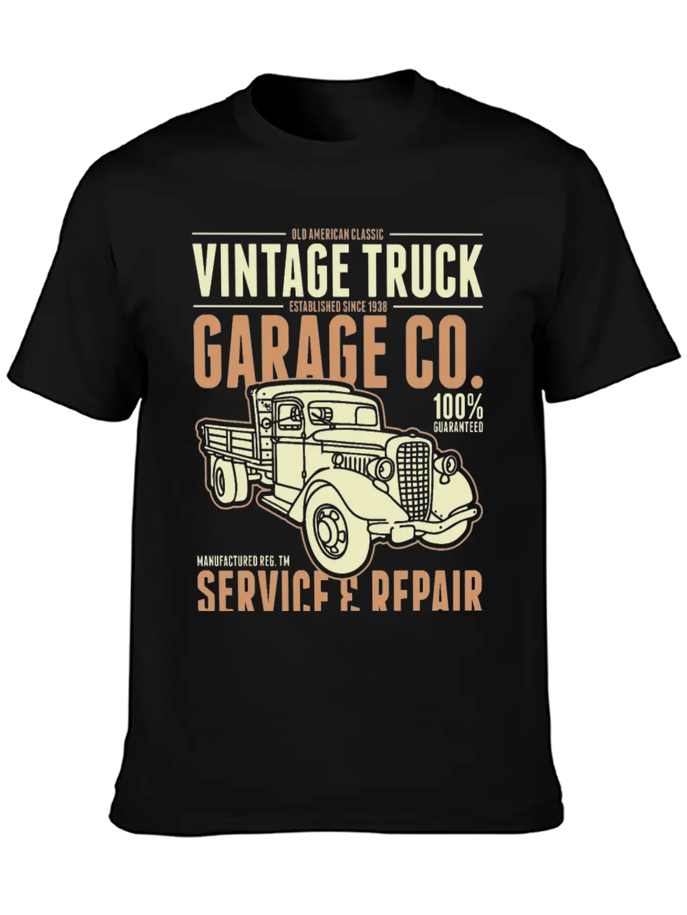 American Vintage Truck Timeless Short Sleeve Tee – Comfy And Minimalist Design