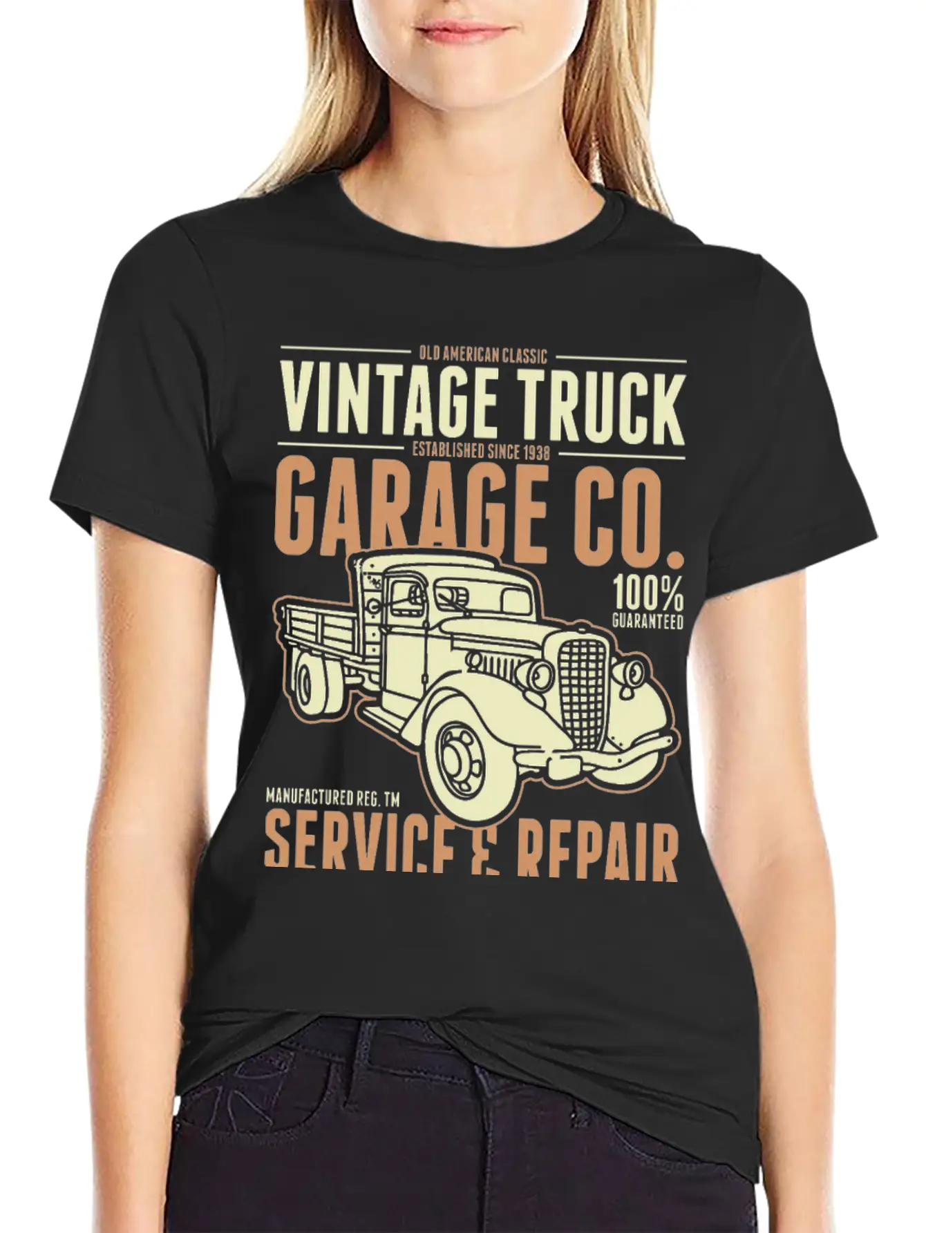 American Vintage Truck Timeless Short Sleeve Tee – Comfy And Minimalist Design