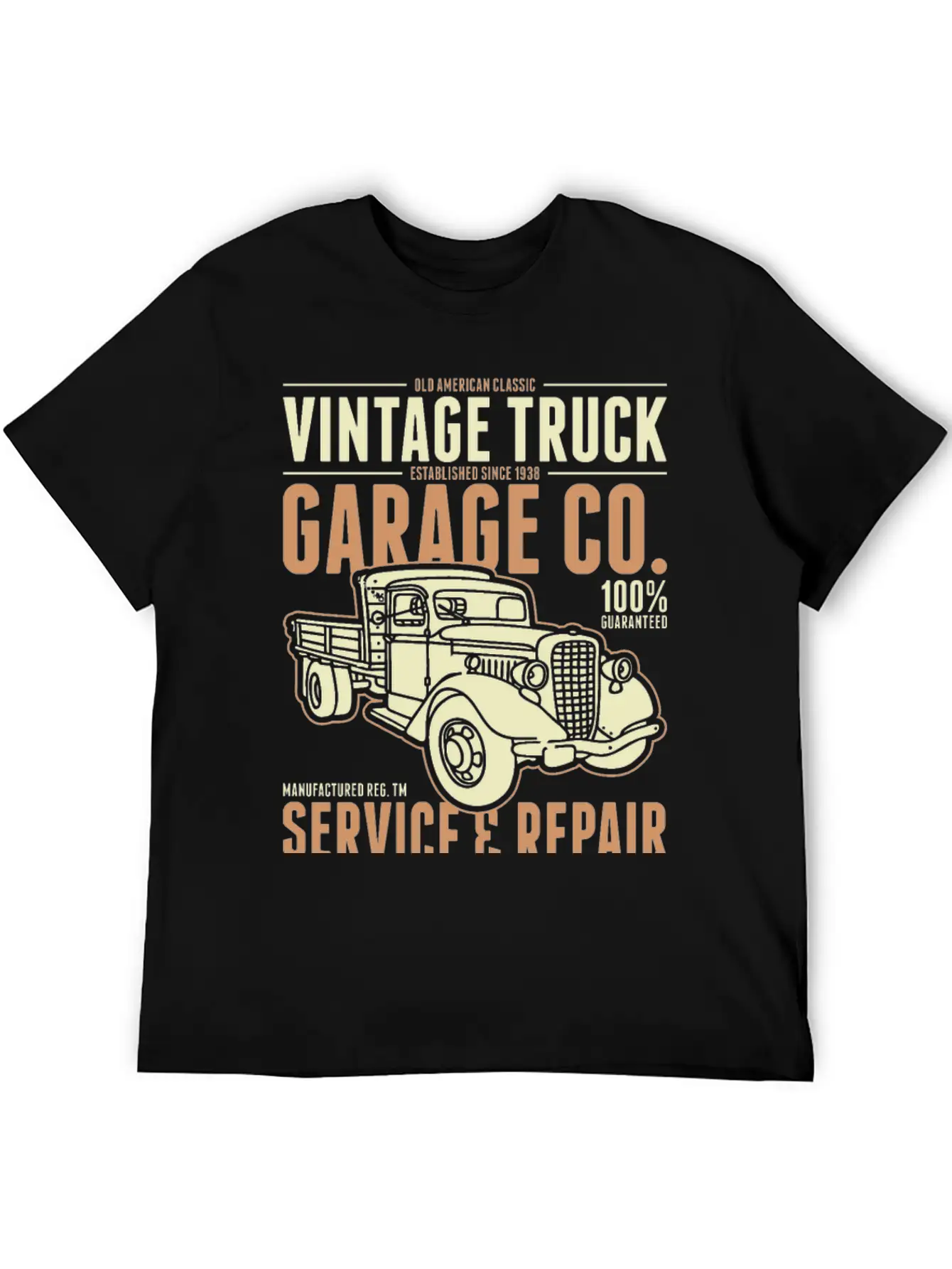 American Vintage Truck Timeless Short Sleeve Tee – Comfy And Minimalist Design