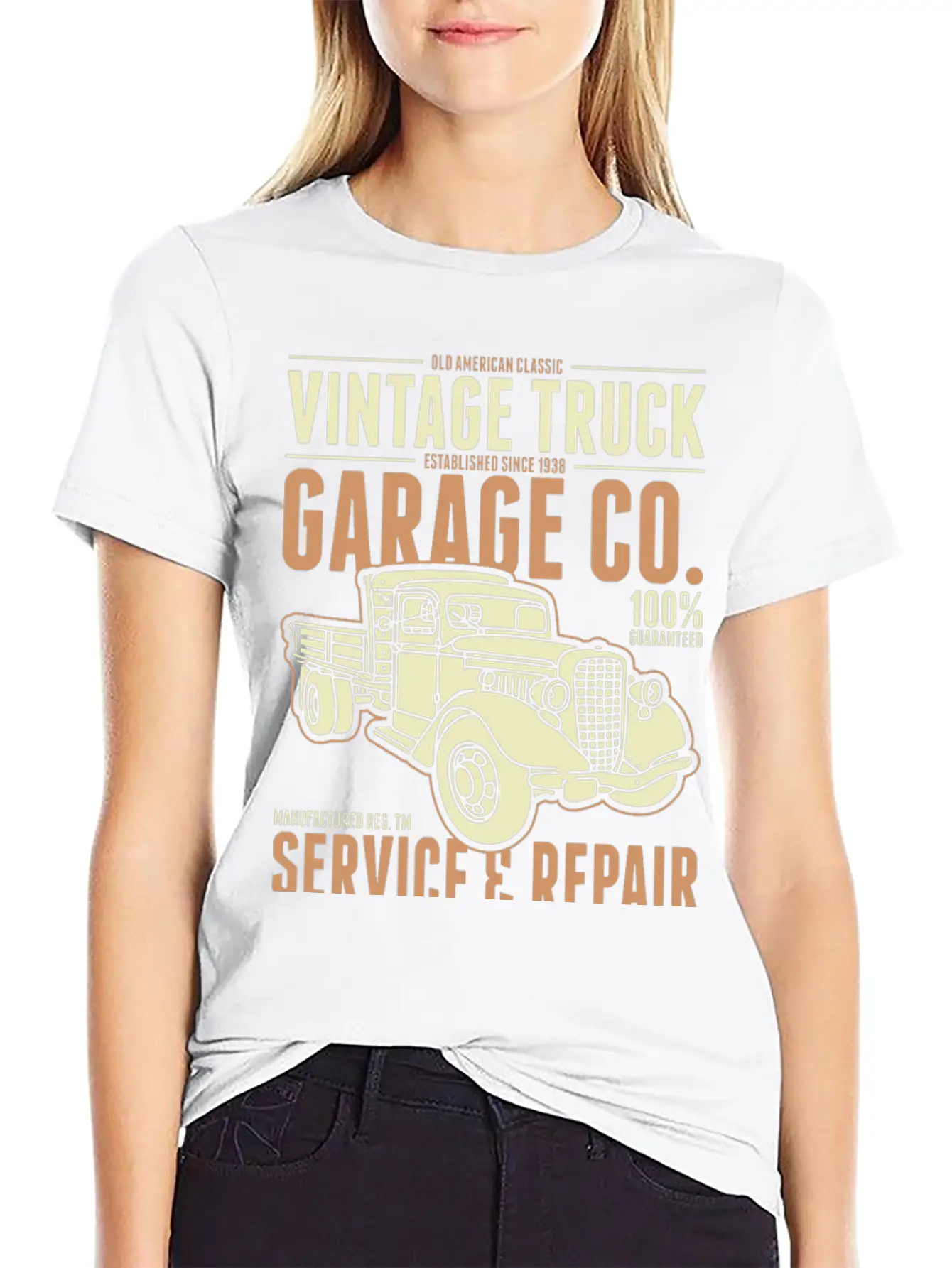 American Vintage Truck Timeless Short Sleeve Tee – Comfy And Minimalist Design