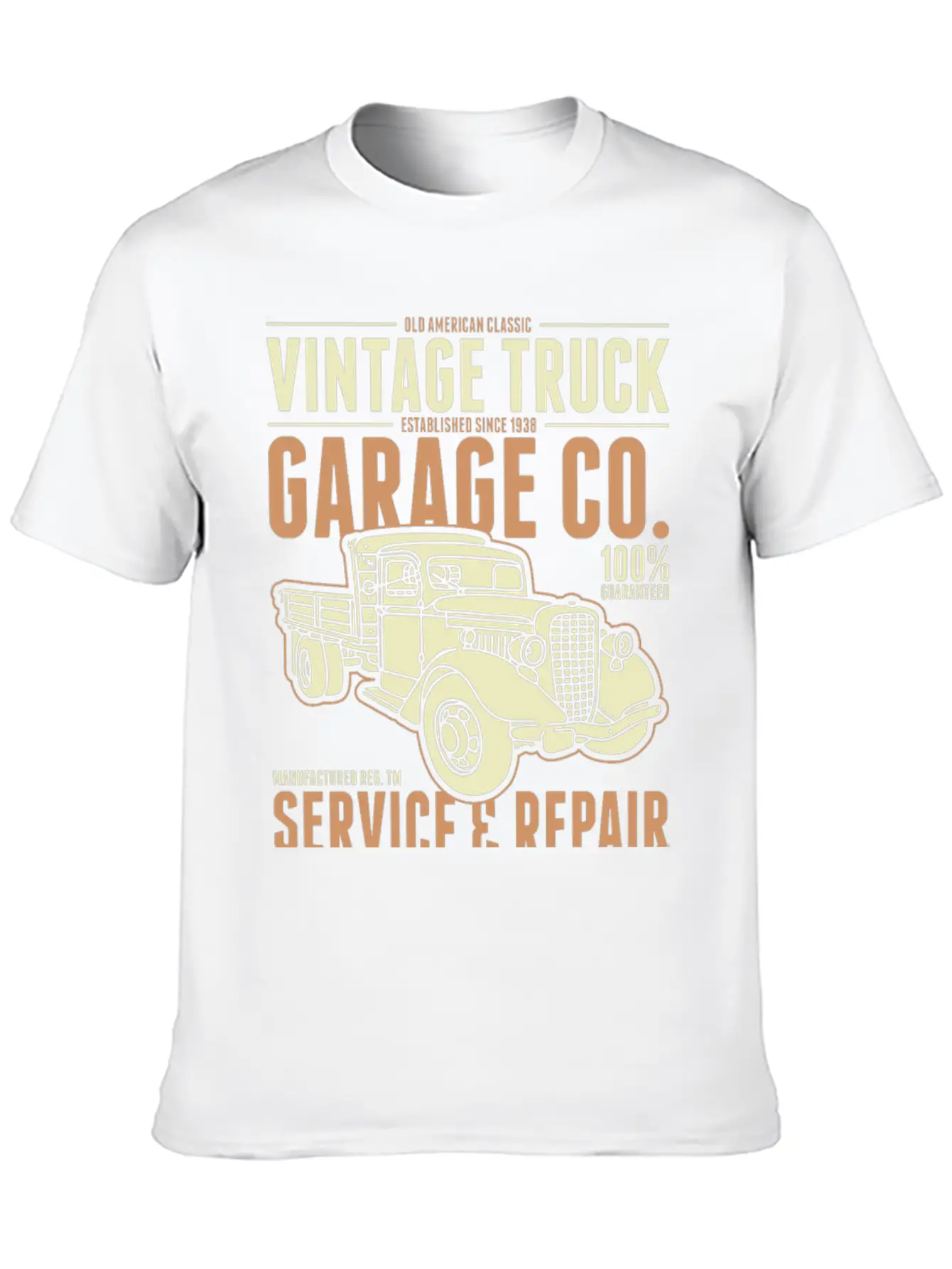 American Vintage Truck Timeless Short Sleeve Tee – Comfy And Minimalist Design