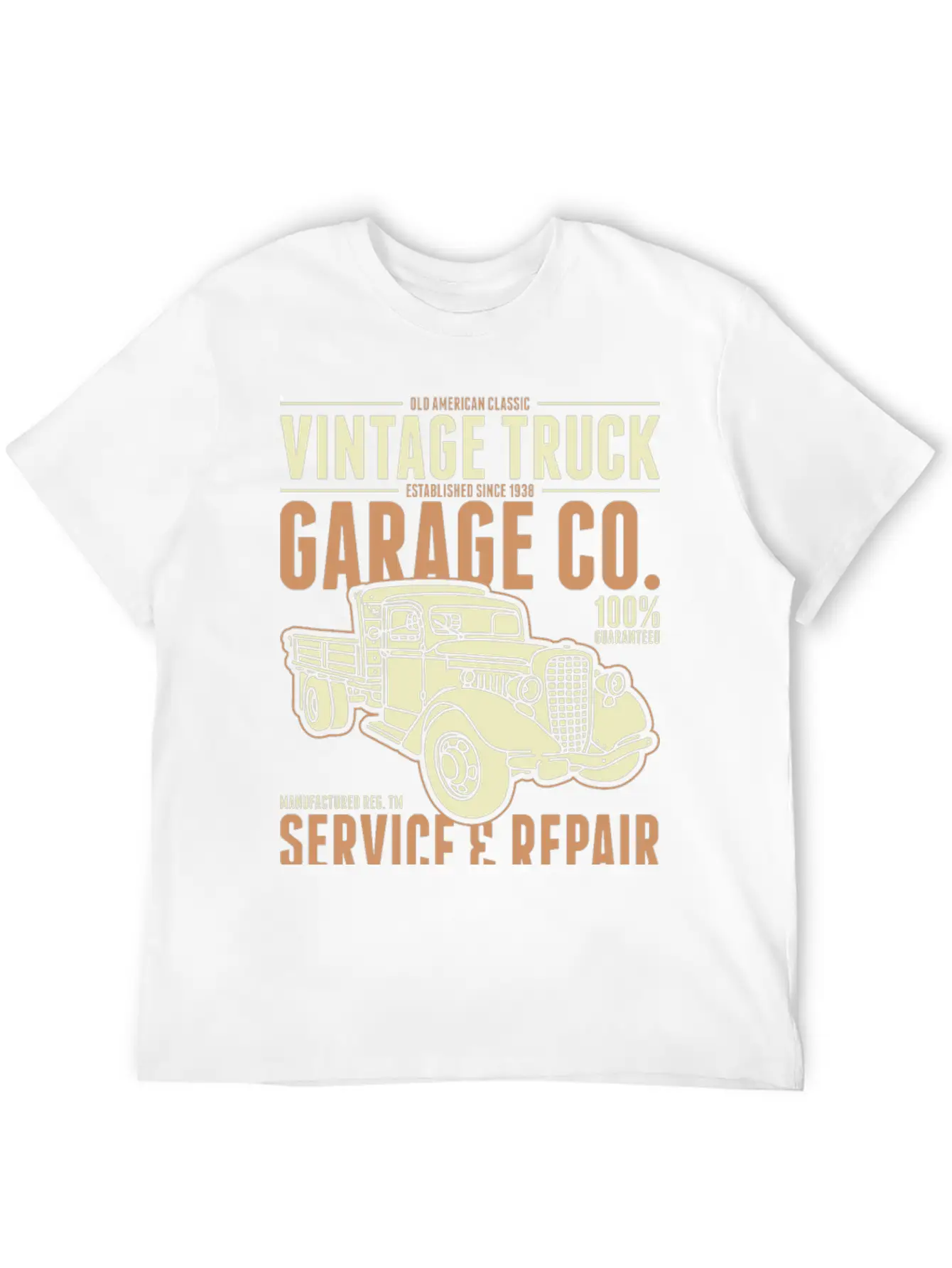 American Vintage Truck Timeless Short Sleeve Tee – Comfy And Minimalist Design