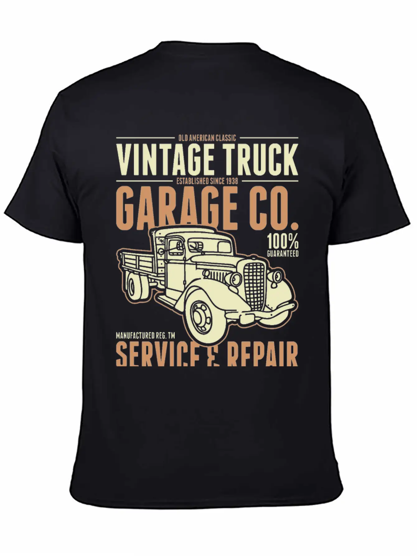 American Vintage Truck Timeless Short Sleeve Tee – Comfy And Minimalist Design
