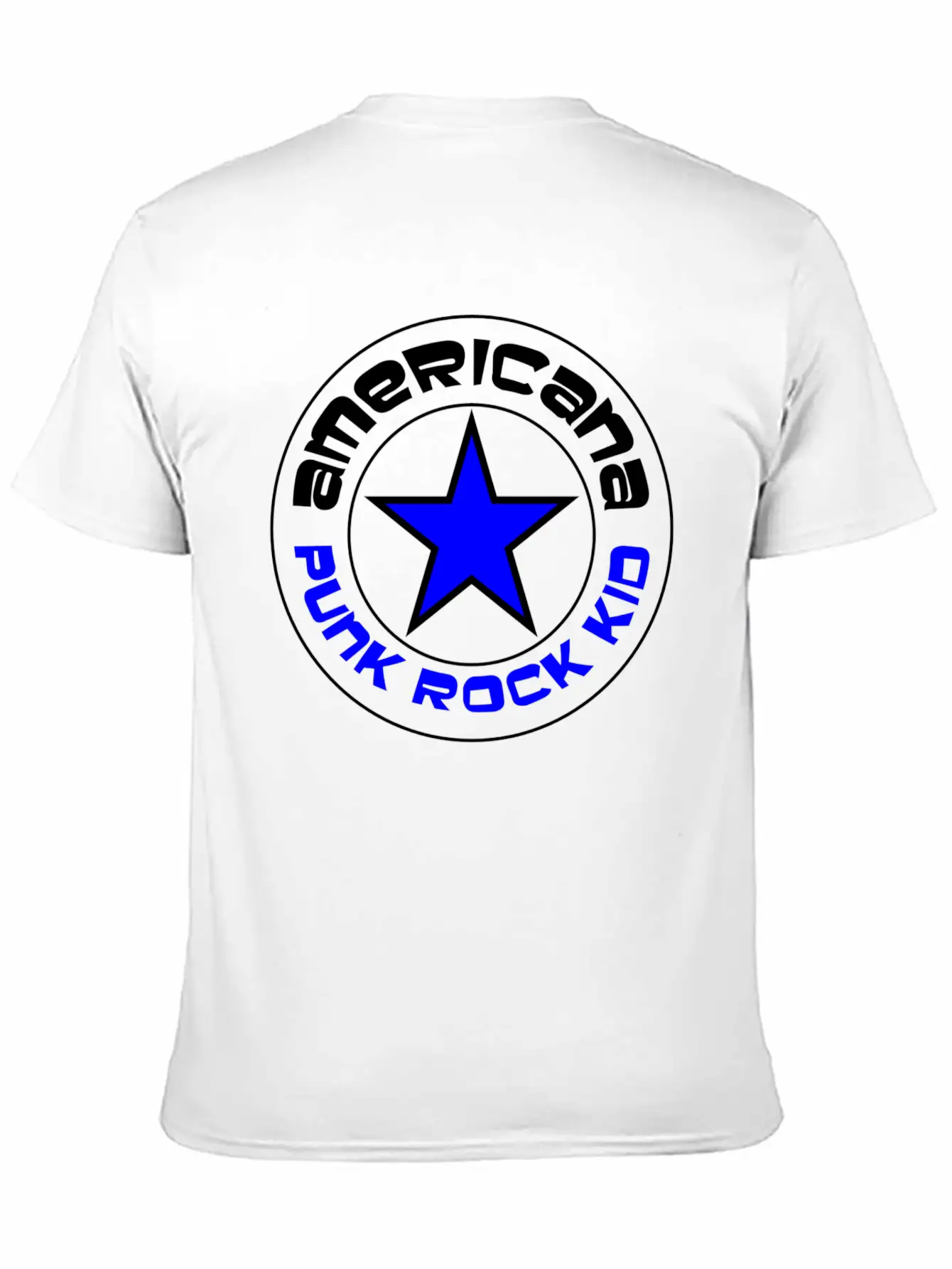 Americana Punk Rock Kid Breathable Graphic T-Shirt – Perfect For Casual Days