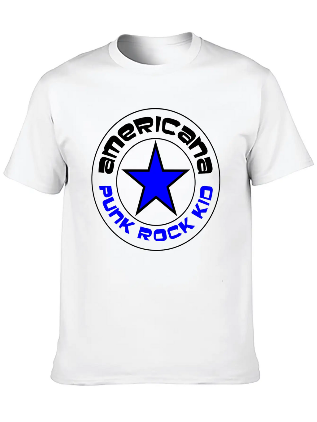 Americana Punk Rock Kid Breathable Graphic T-Shirt – Perfect For Casual Days