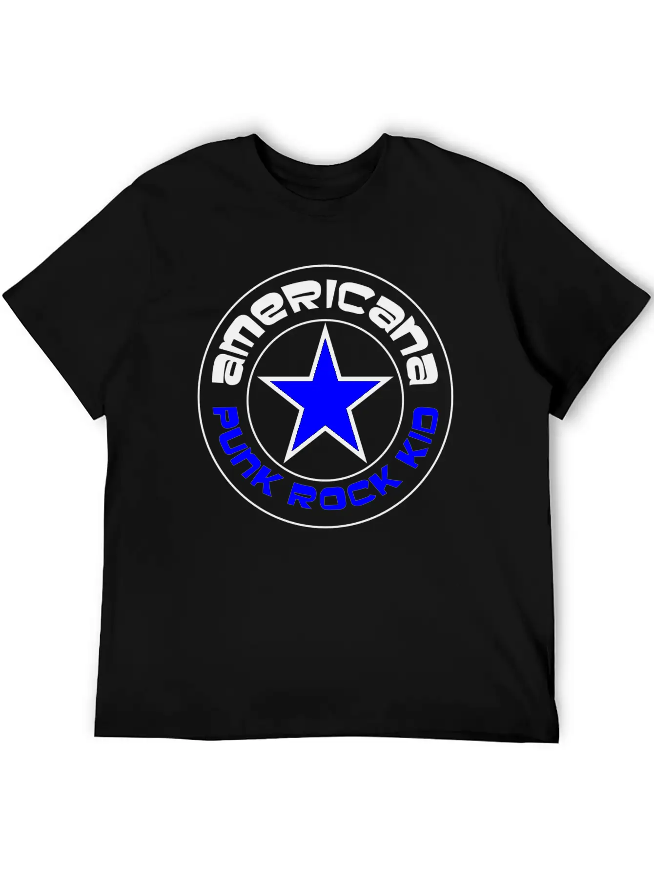Americana Punk Rock Kid Breathable Graphic T-Shirt – Perfect For Casual Days