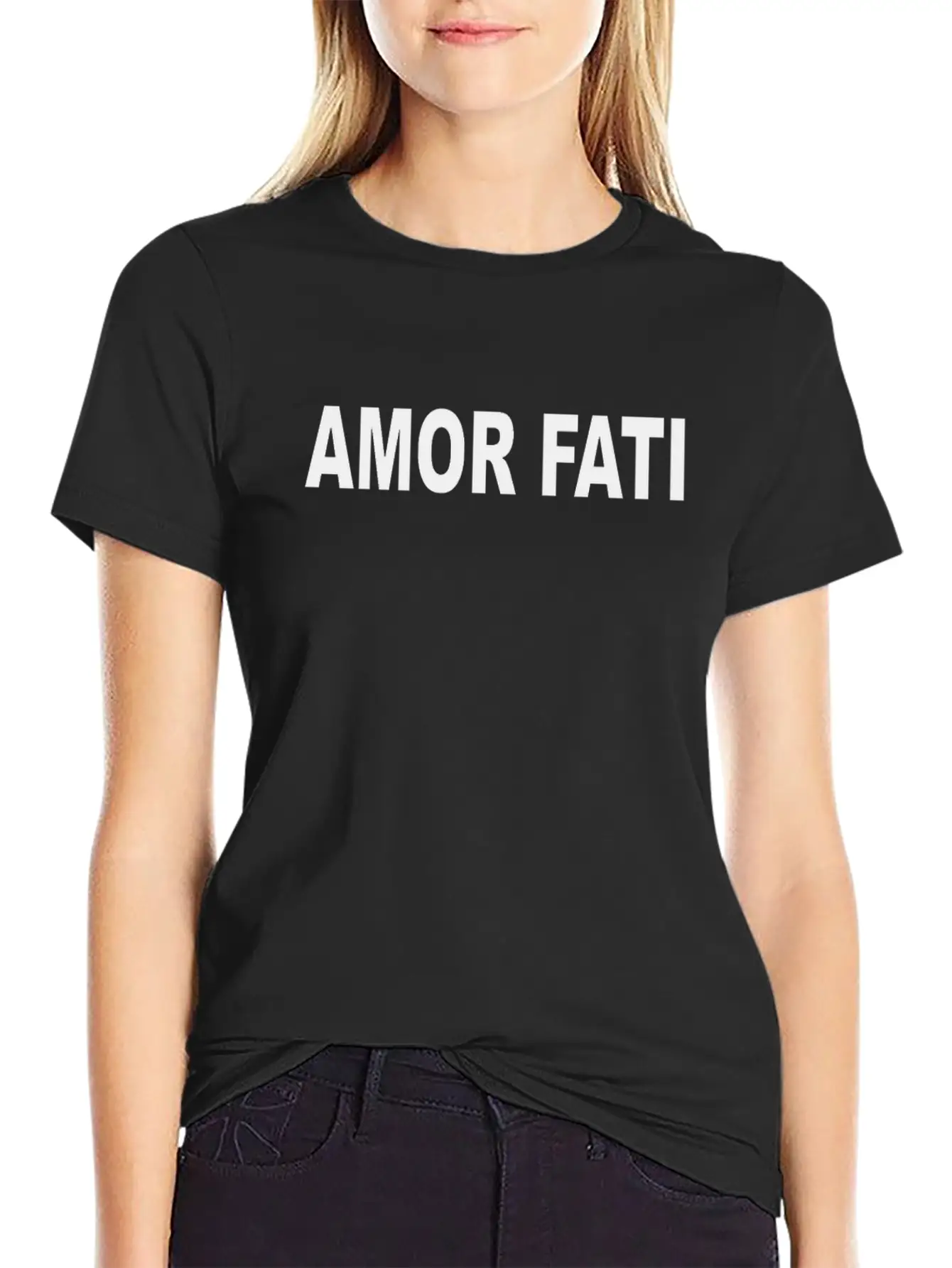 Amor Fati - Love Your Destiny Classic Cotton Tee – Unisex Comfort For Any Season